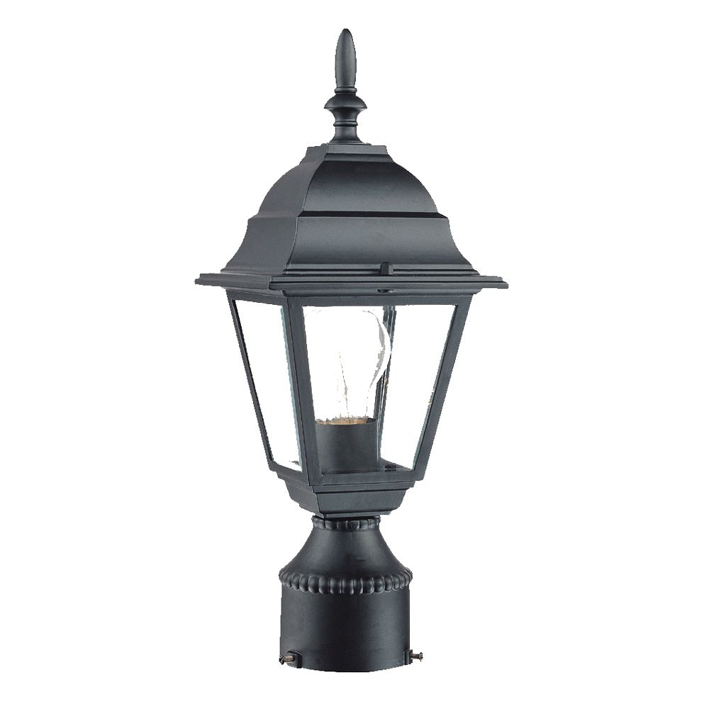 Acclaim Lighting Builder's Choice 14-in Matte Black Traditional Post Light  in the Post Light Parts department at