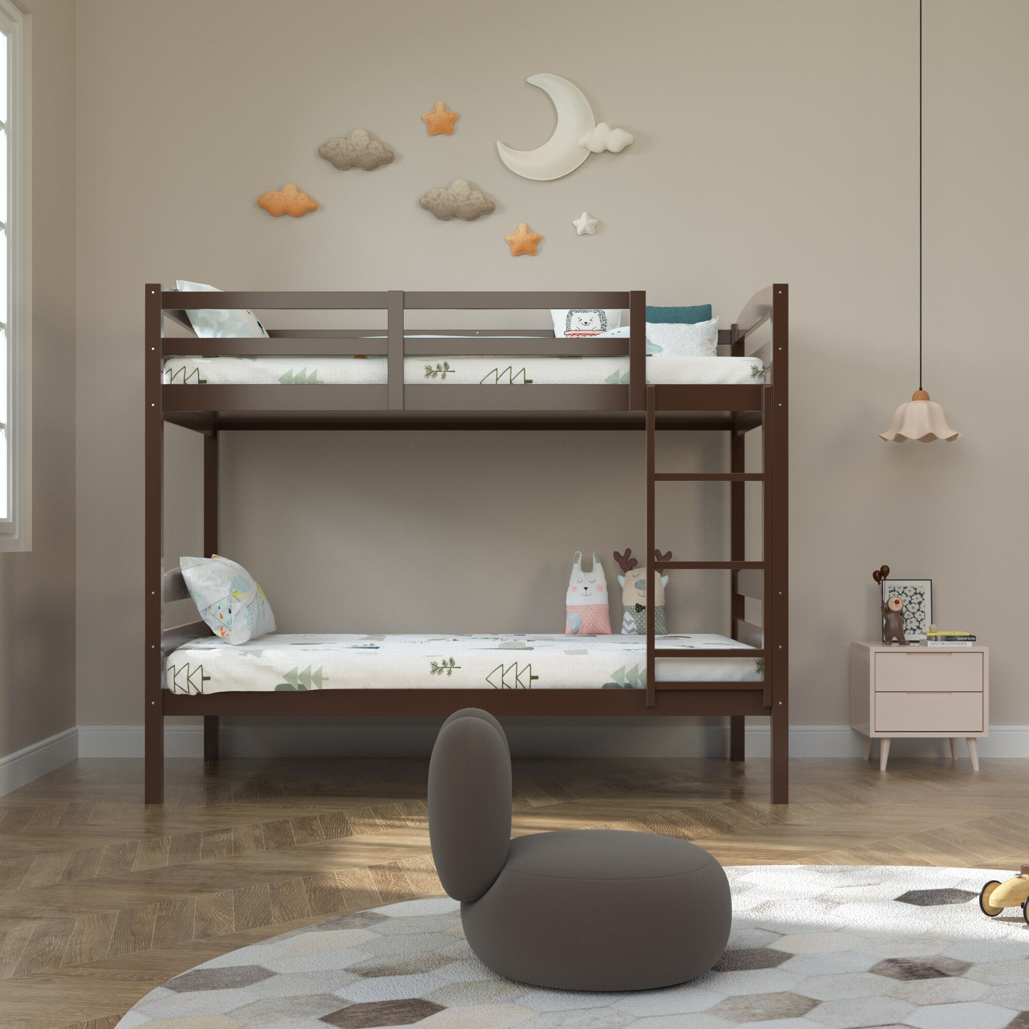 IHOMEadore MDFM-BK110ES-T Bunk-Beds - View #7