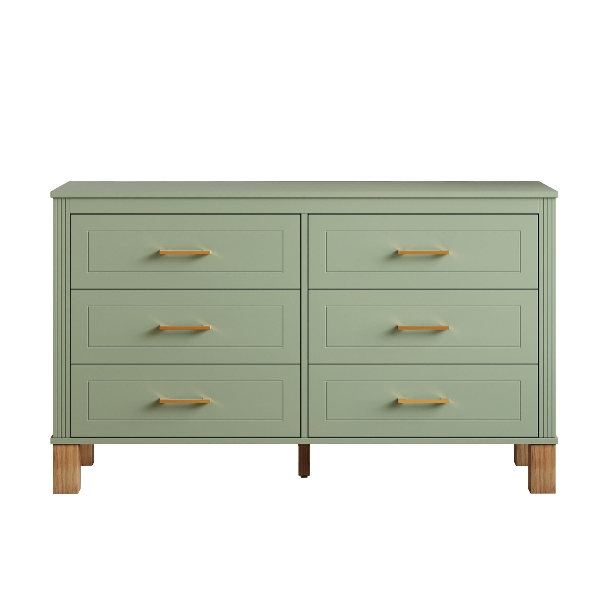 sage green dresser with gold hardware Available now  Vintage Hepplewhite dresser in soft sage with gold hardware