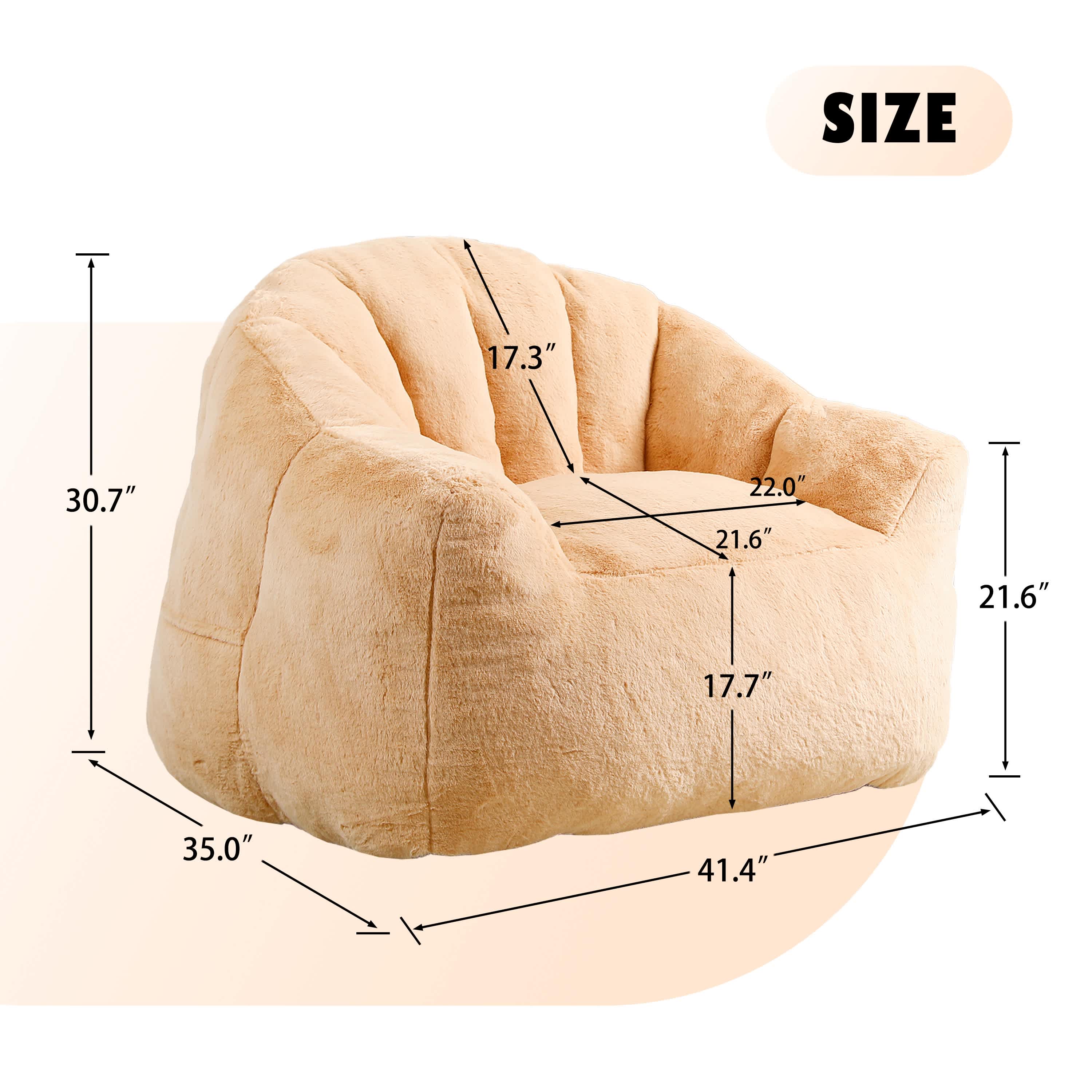 Vynxaria LEXY0628-DJBF-DDY045 Bean-Bag-Chairs - View #8
