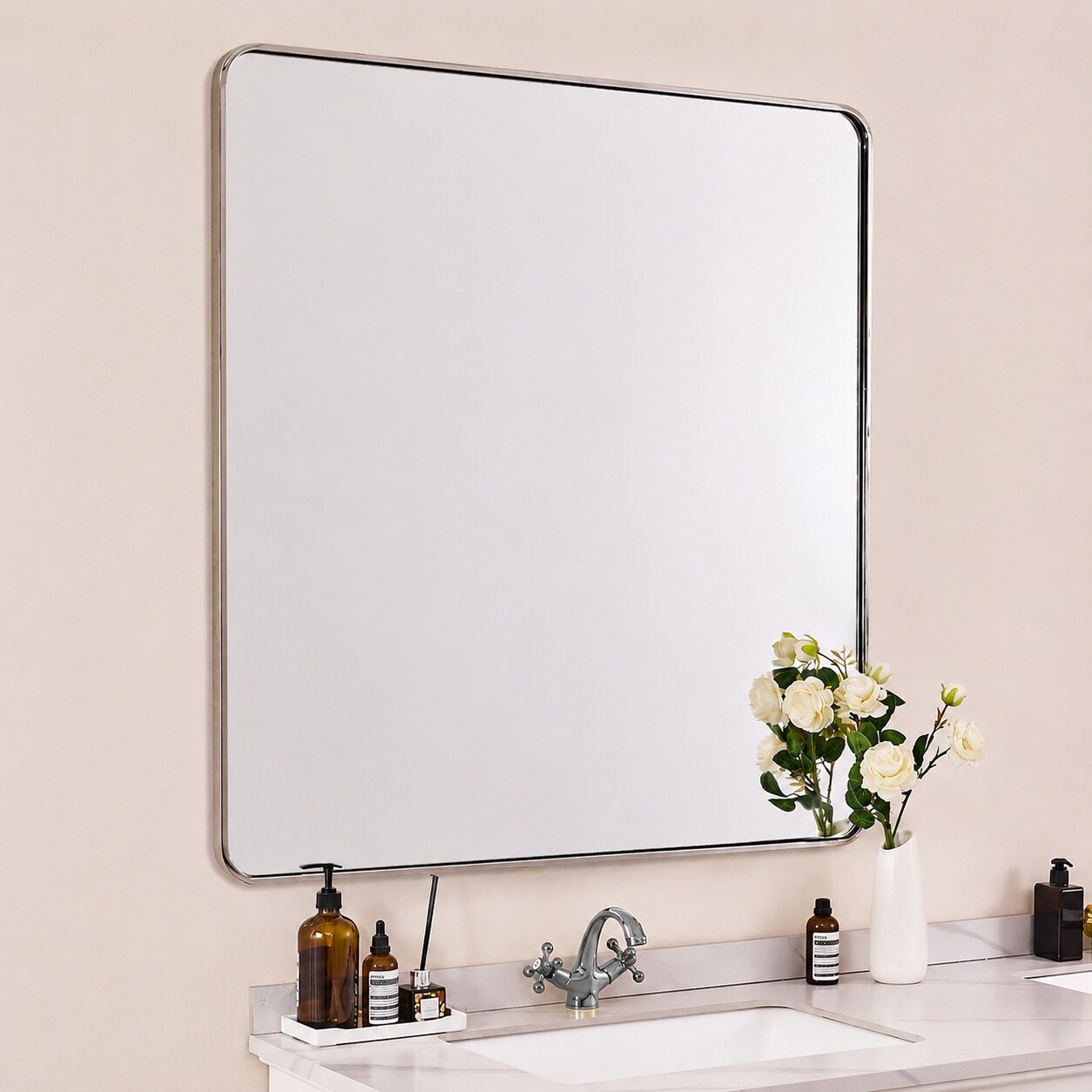 Aoibox LABMC3KV Framed-Bath-Mirrors - View #3