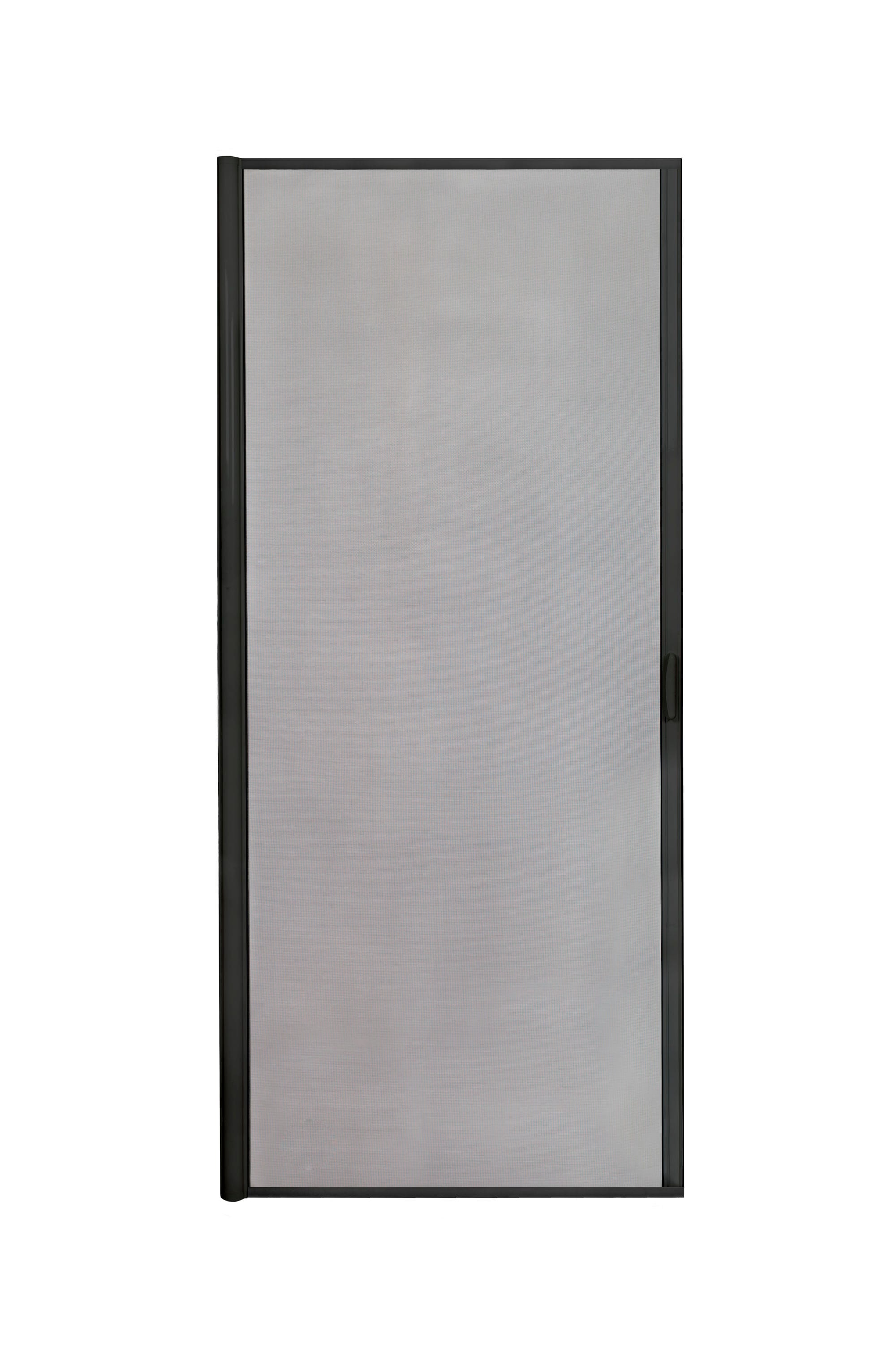36-in x 84-in Black Aluminum Retractable Screen Door | - Casper Disappearing Screens SS3884BLK