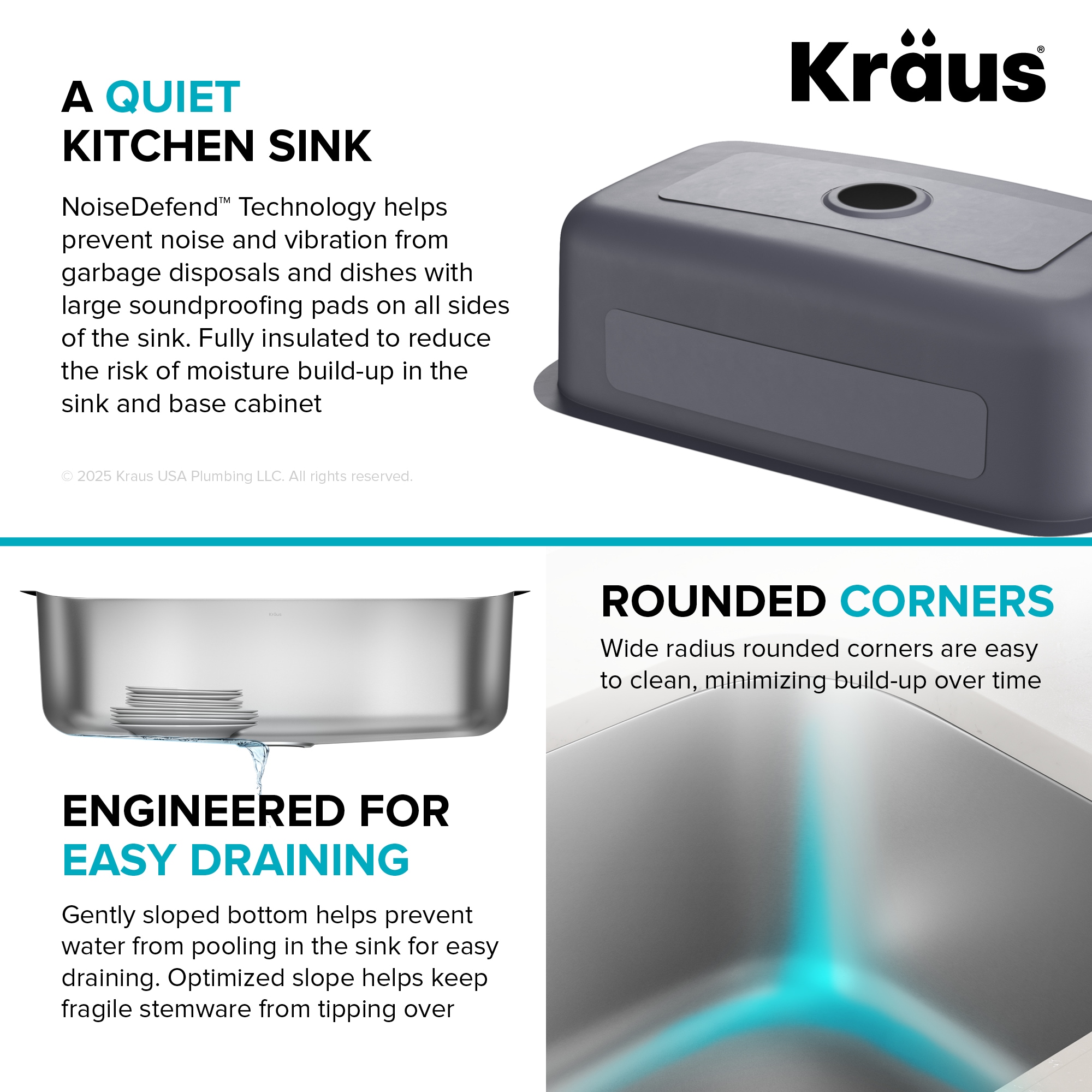 Kraus KBU14 Kitchen-Sinks - View #10