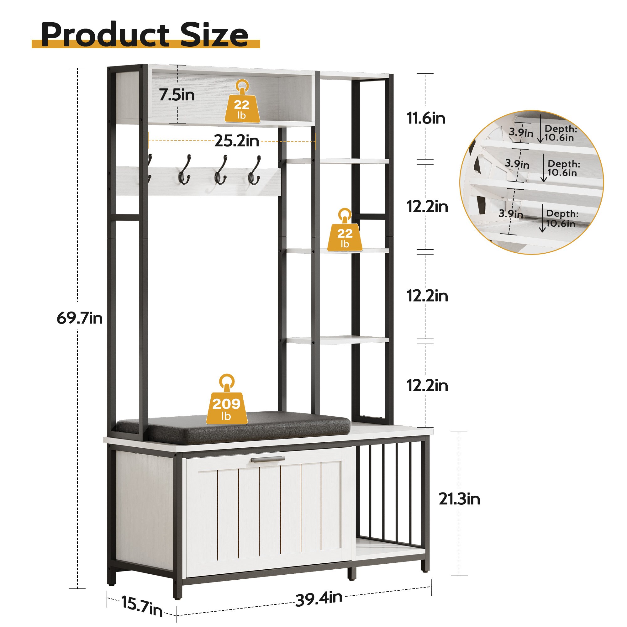 Blisstyle SS35 Shoe-Racks - View #3