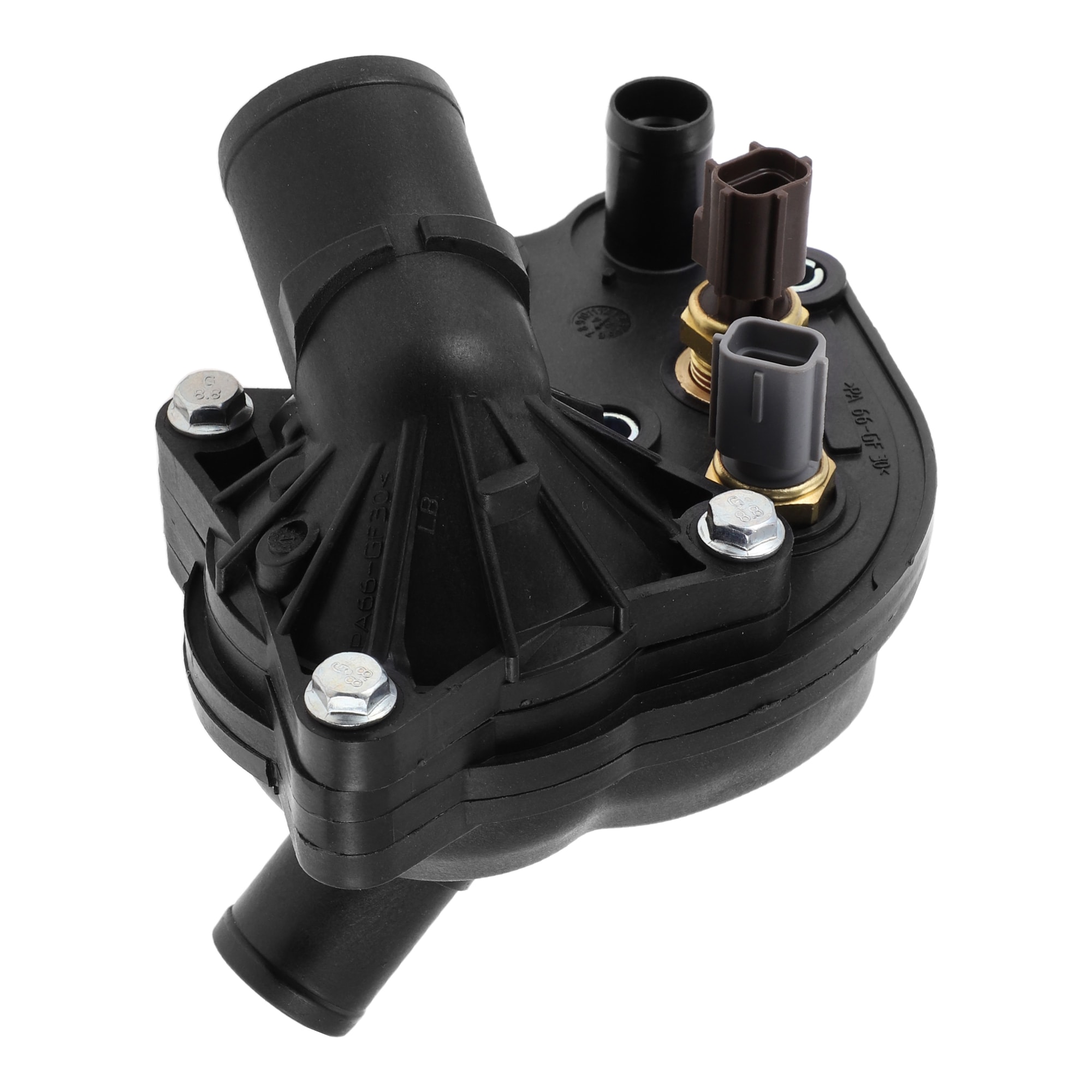Unique Bargains Car Thermostat Inner Engine Coolant Thermostat Housing Assembly No.YU3Z8A586AA for Ford Explorer 4.0L V6 1997-2001 Plastic Black Durable