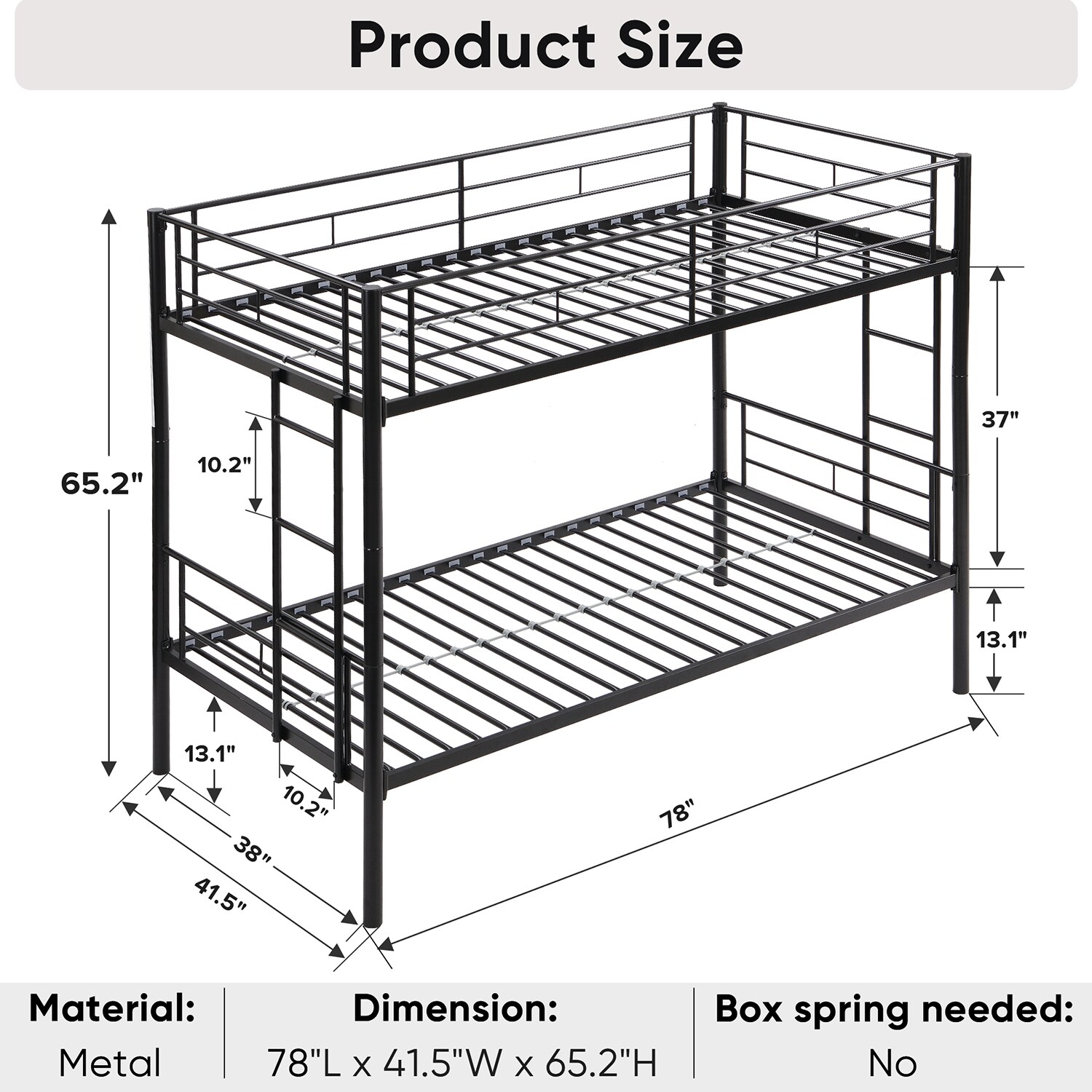 Sumyeg YY0005A-BL Bunk-Beds - View #6