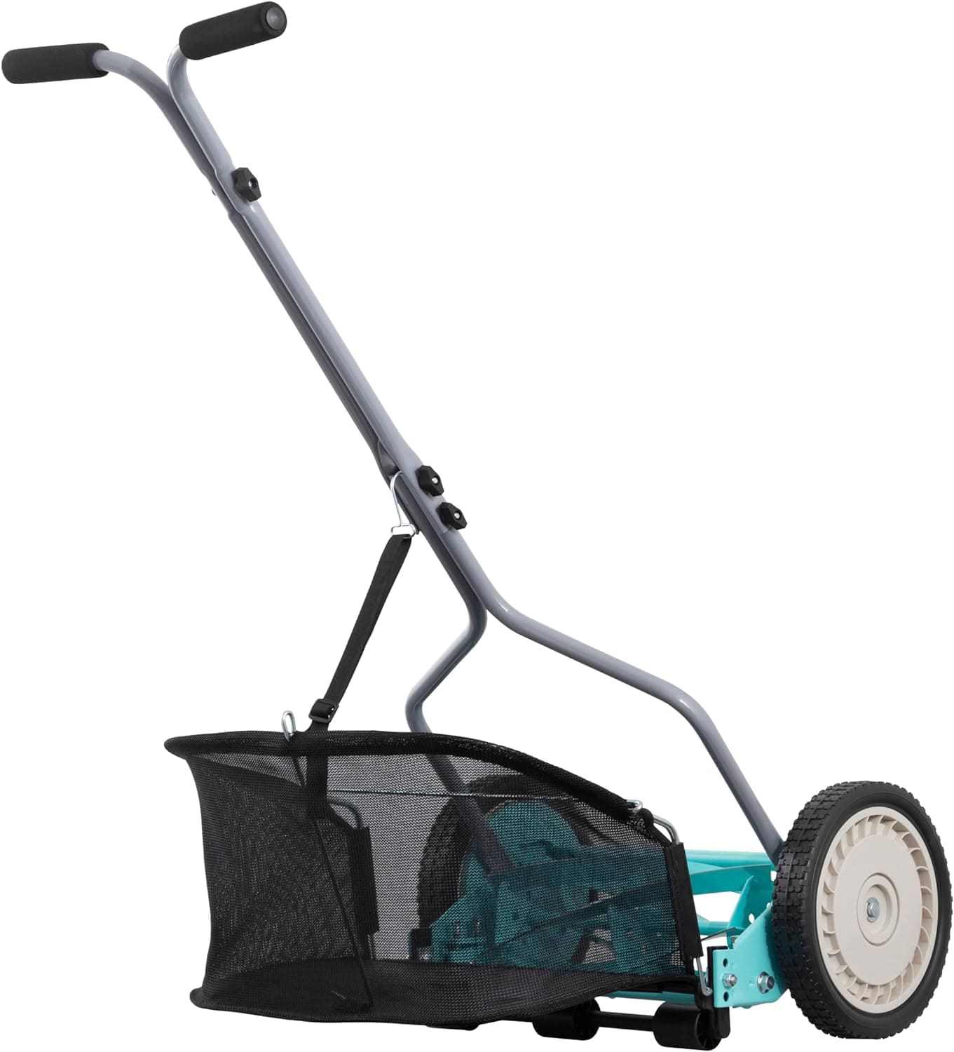 American Lawn Mower 14-Inch Reel Lawn Mower with Bagger, 5-Blade Manual  Grass Cutter, Adjustable Cutting Height, Durable Wheels, Steel Deck in the Reel  Lawn Mowers department at