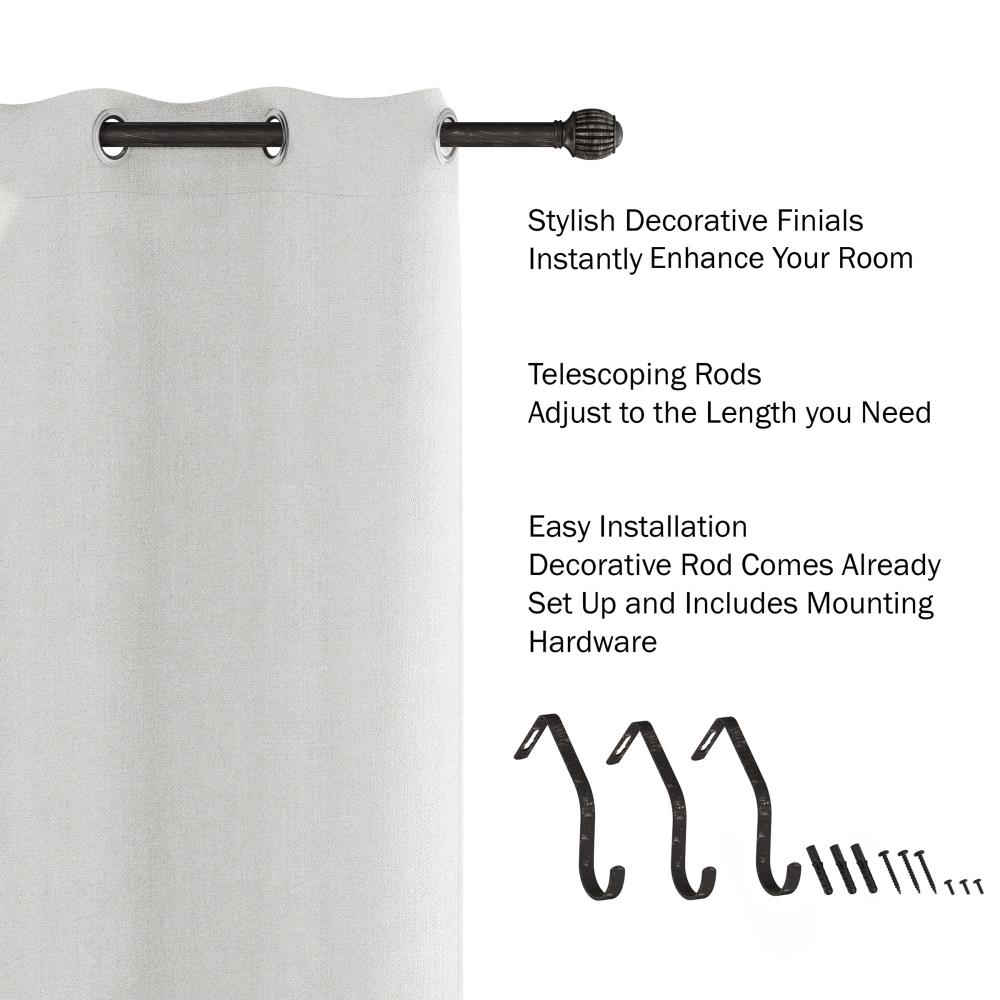 Hastings Home 669328CQM Curtain-Rods - View #4