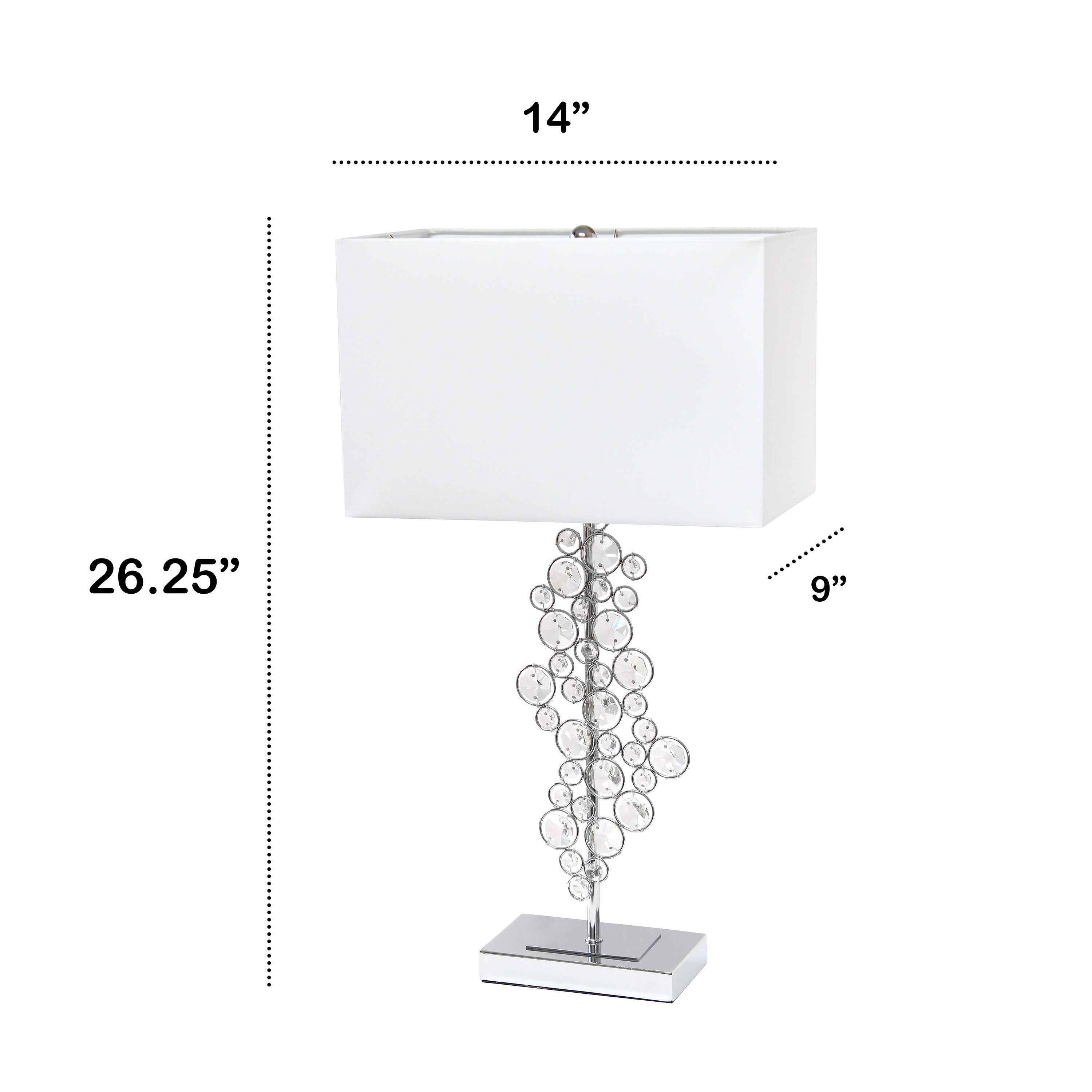 Elegant Designs LT1027-CHR Table-Lamps - View #4
