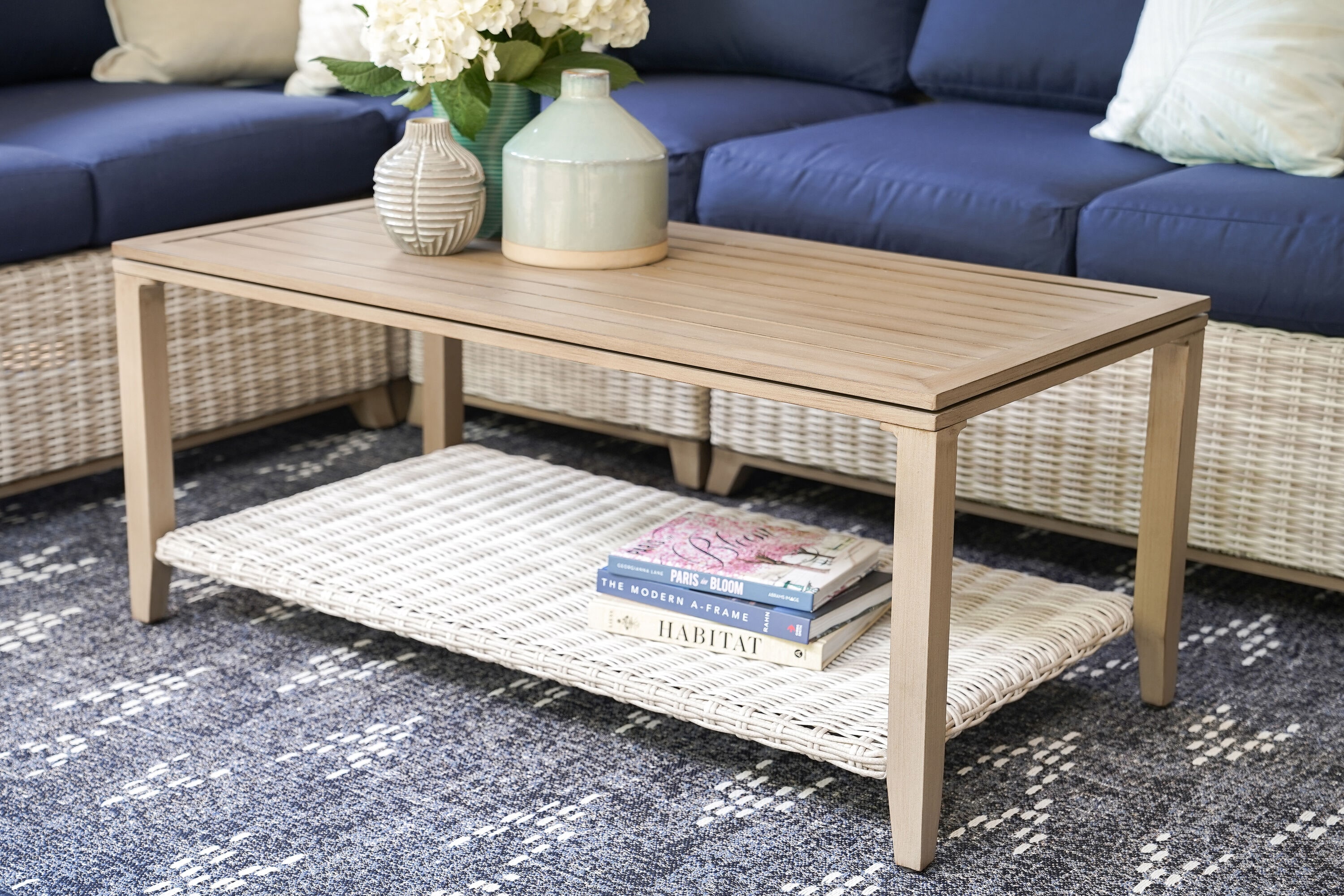 Leisure Made 483729-NVY Patio-Sofas-Daybeds - View #2