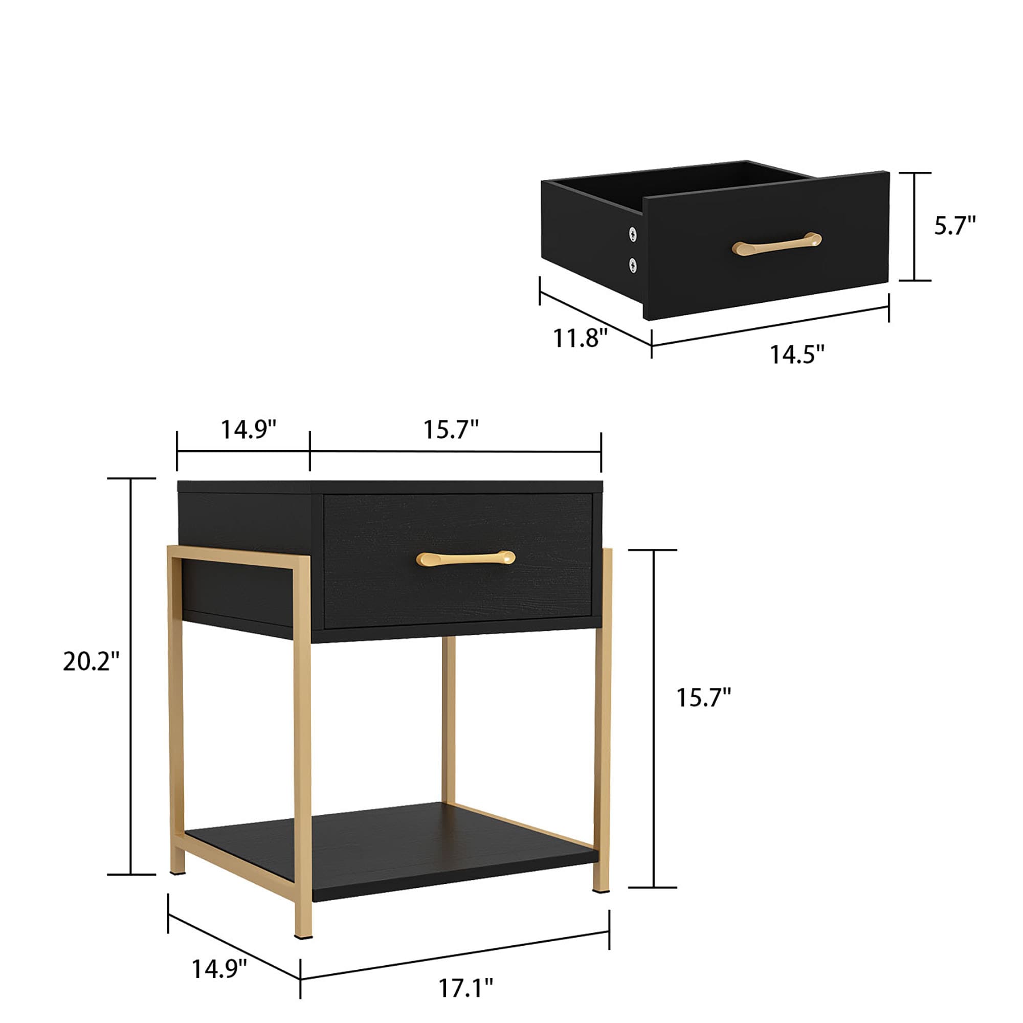 FUFU&GAGA LJY-KF200146-02 nightstands - View #15