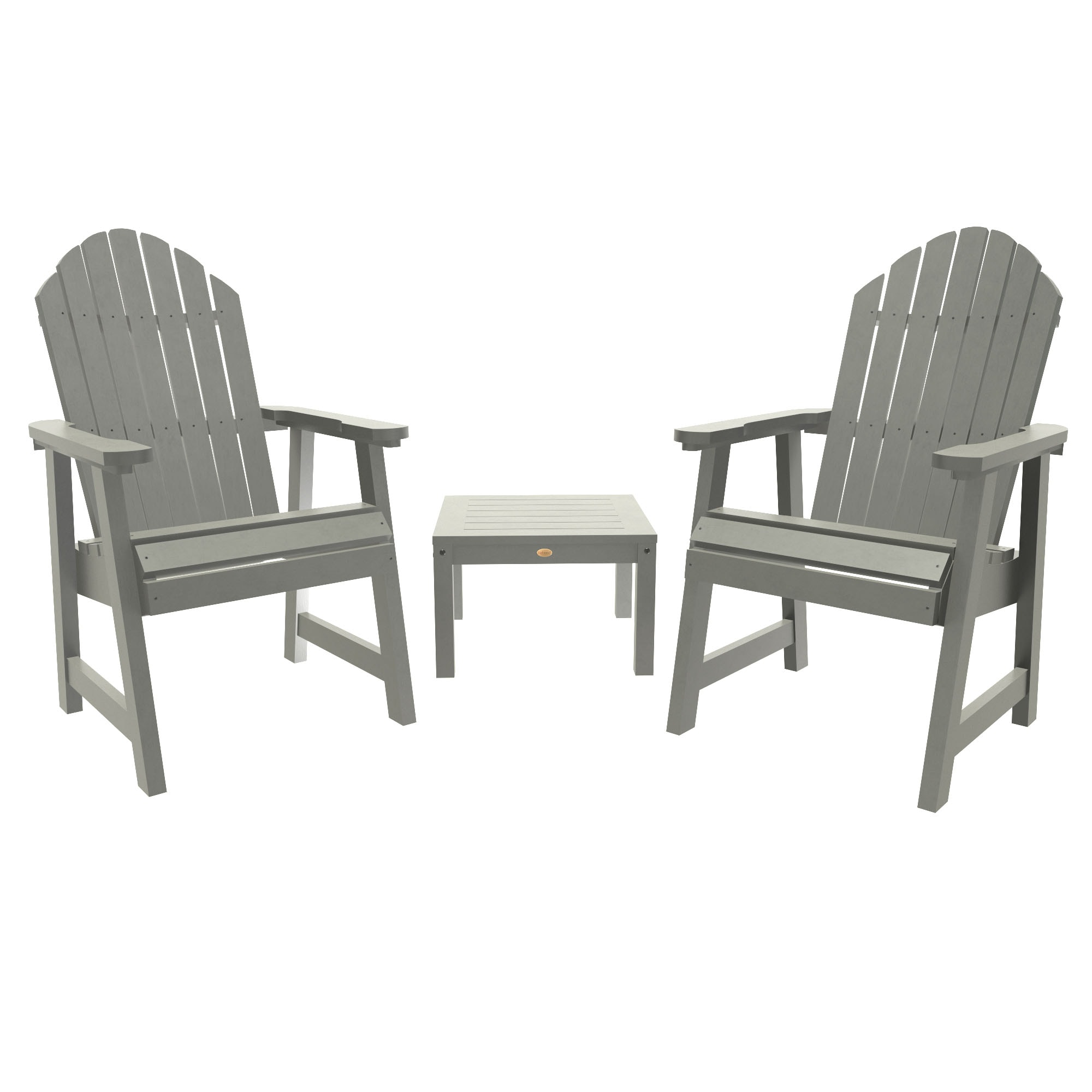 Highwood The Adirondack 3 Piece Patio Conversation Set In The Patio