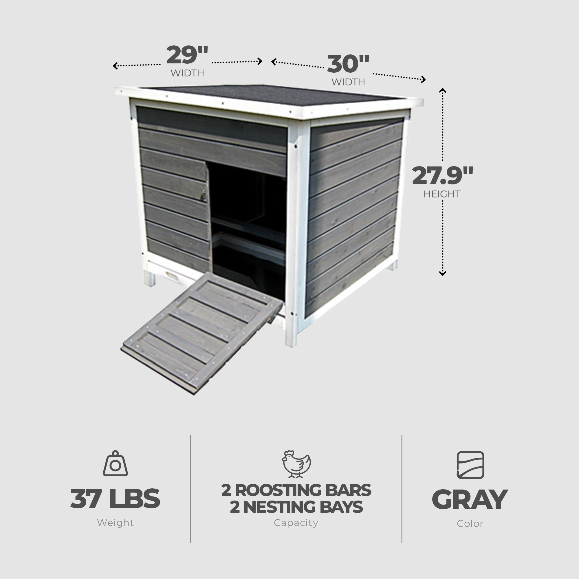 My Backyard Farm 397382 Chicken-Coops-Rabbit-Hutches - View #3