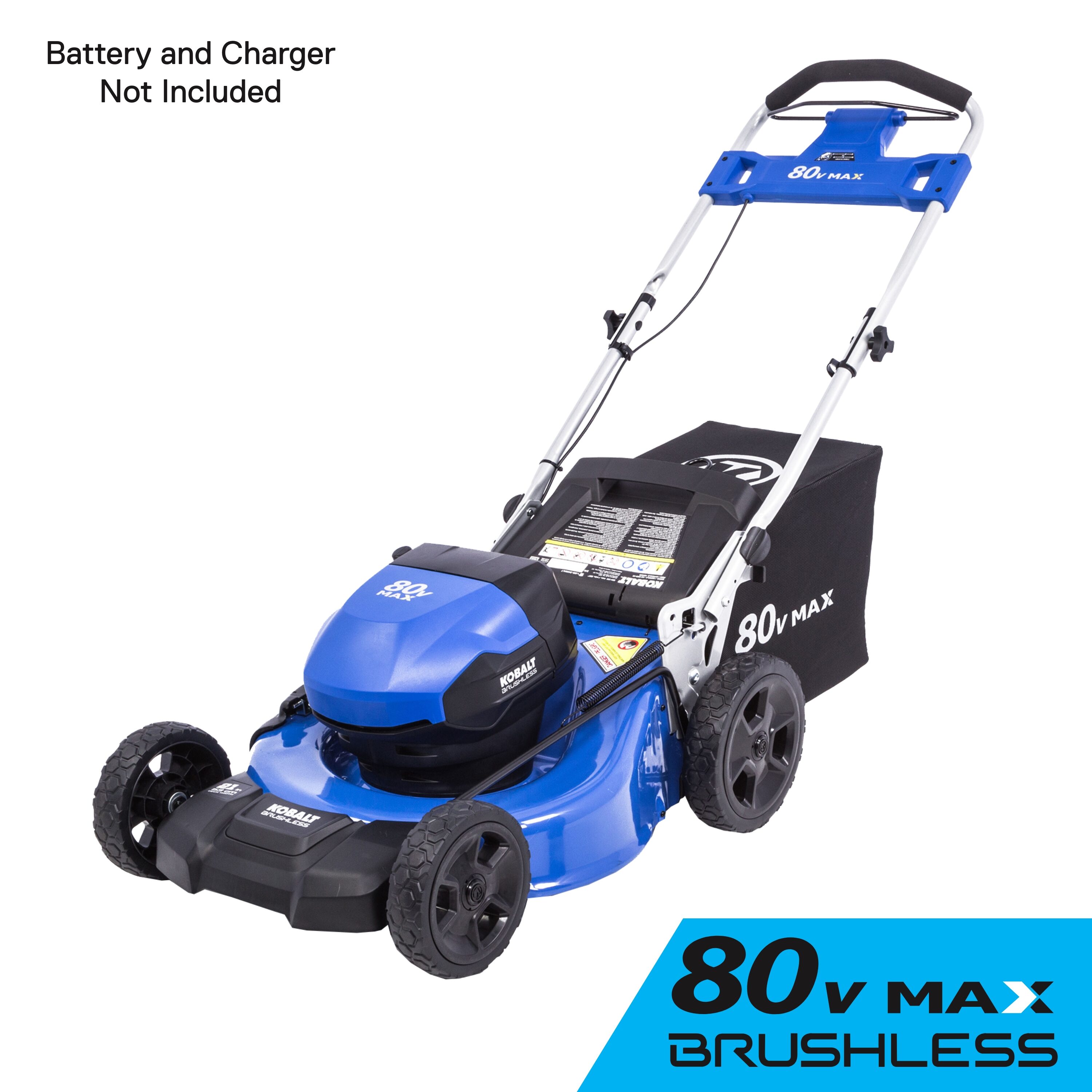 Kobalt 80-volt 21-in Cordless Push Lawn Mower 5 Ah (1-Battery and