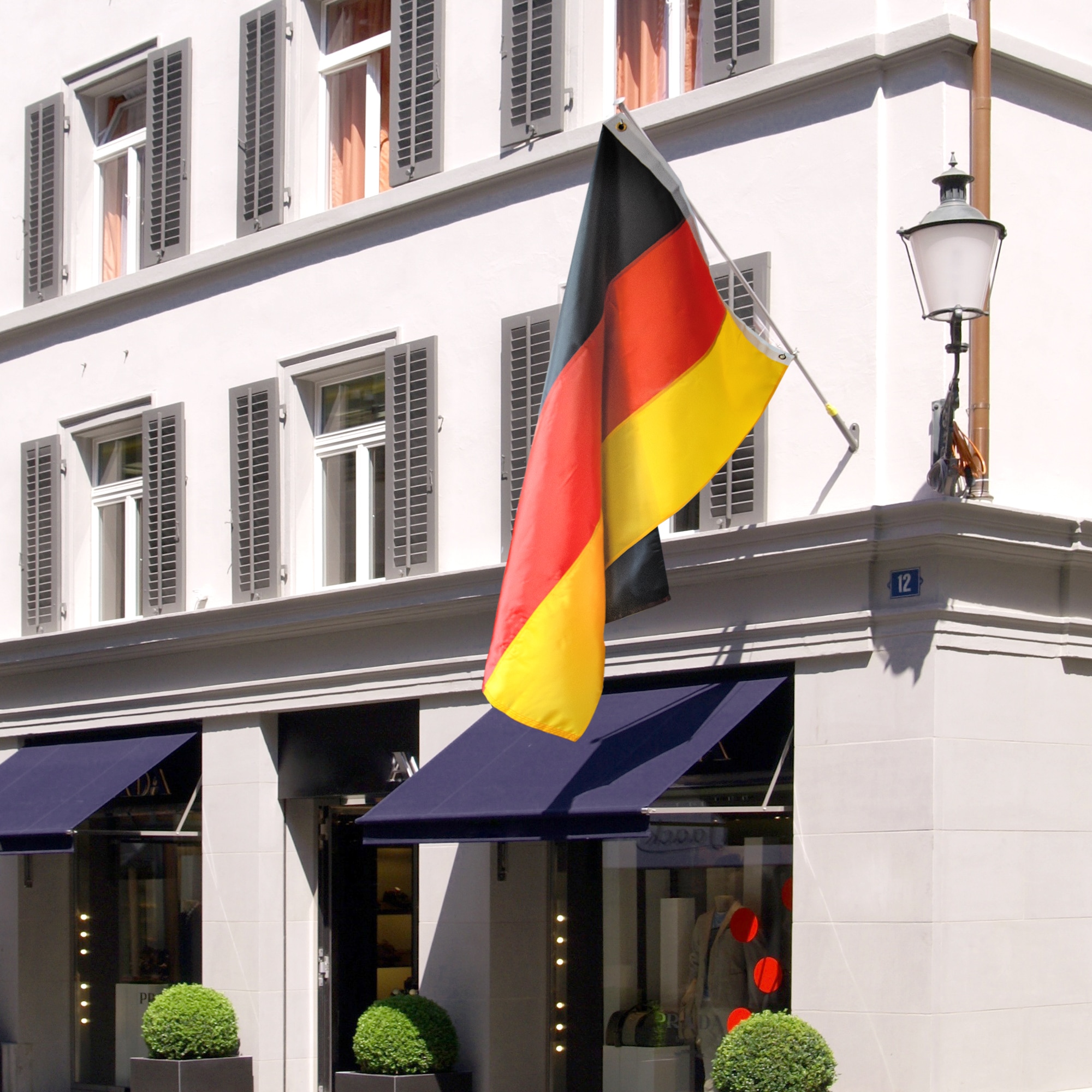 Heavy Duty Nylon Embroidered Germany Flag 3x5 Feet