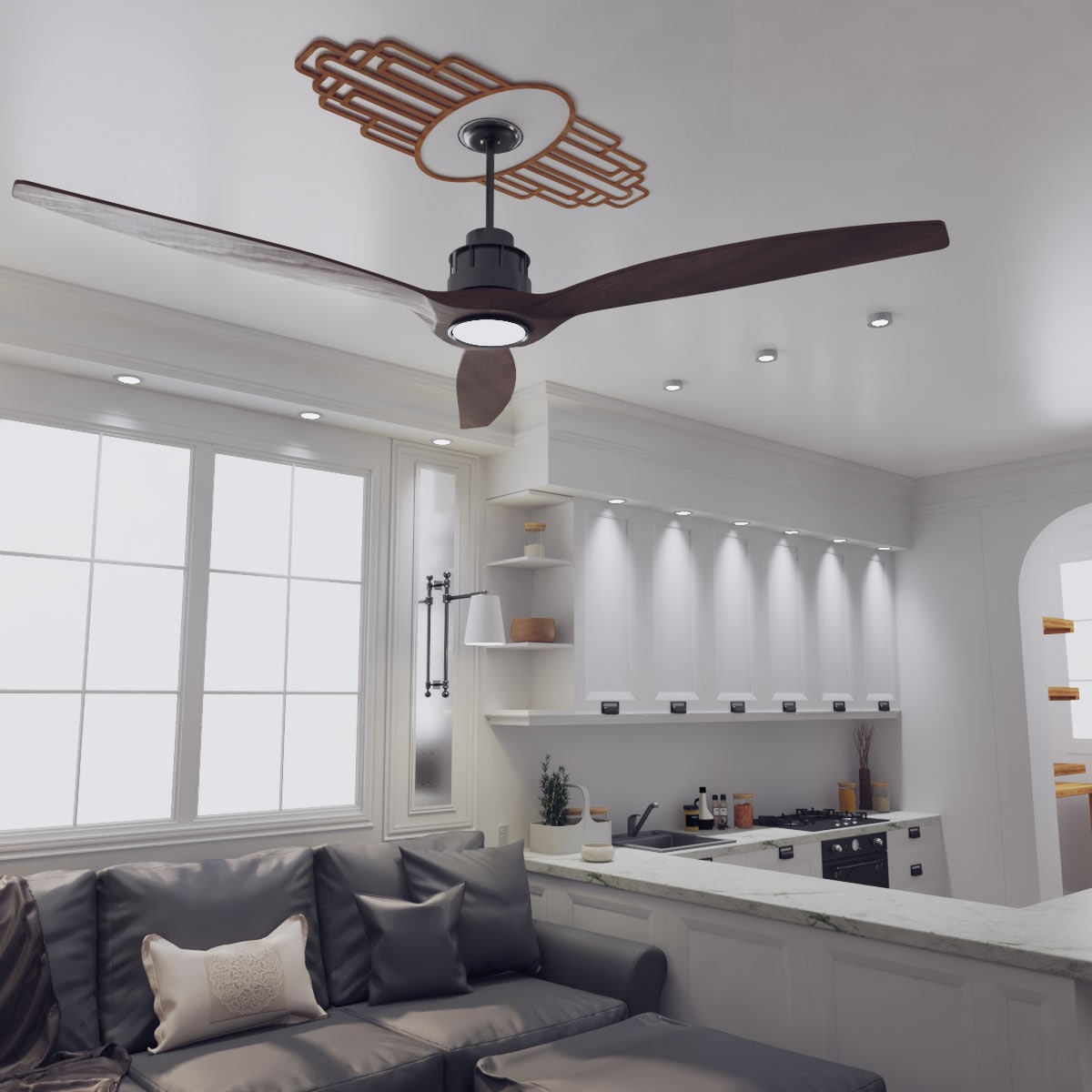 Ekena Millwork CMWP16X08X0250EBCH Ceiling-Medallions - View #8