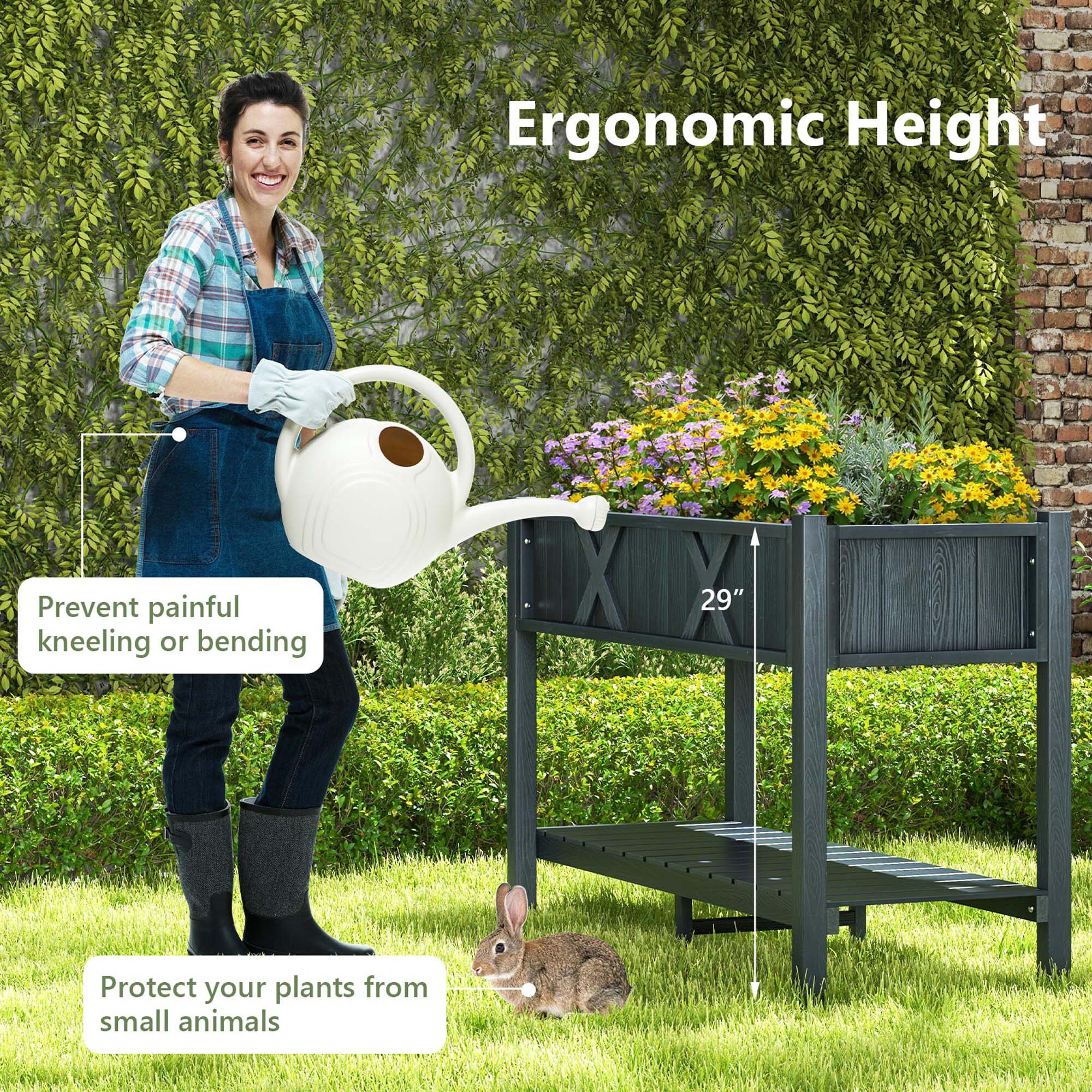 Costway HCST00991 Raised-Garden-Beds - View #7