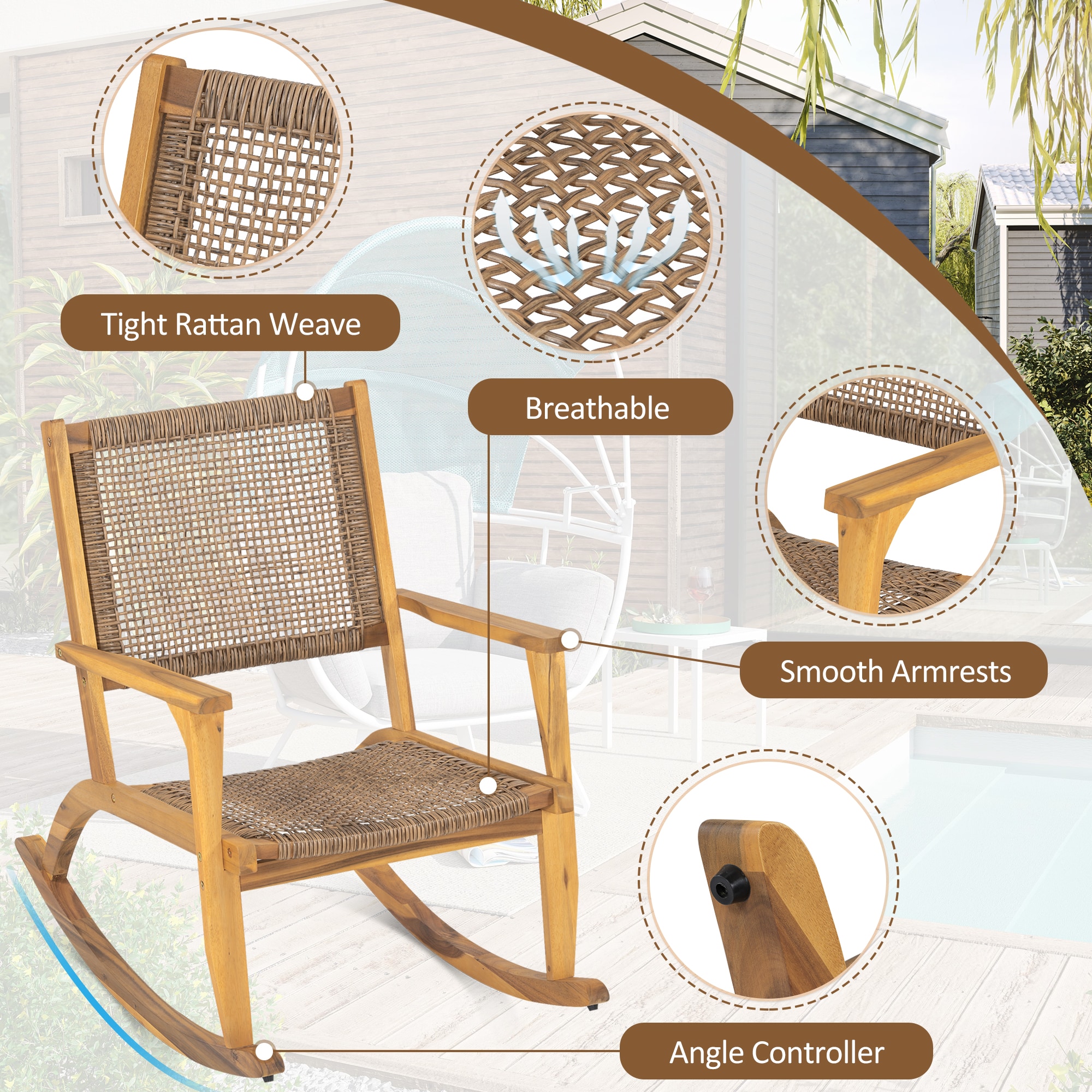 EXTRAUP YHLUSAM-MAWP002 Patio-Chairs - View #4