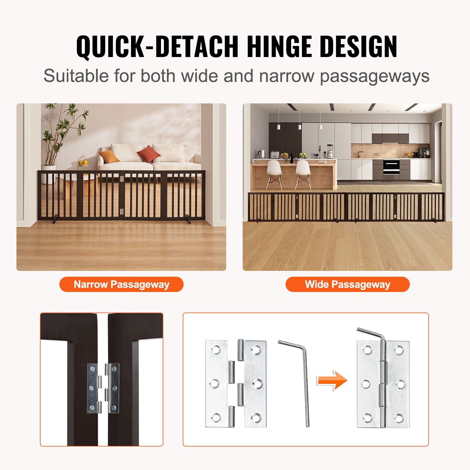 VEVOR SCKZDMZCWMZS04471V0 Pet-Gates - View #3