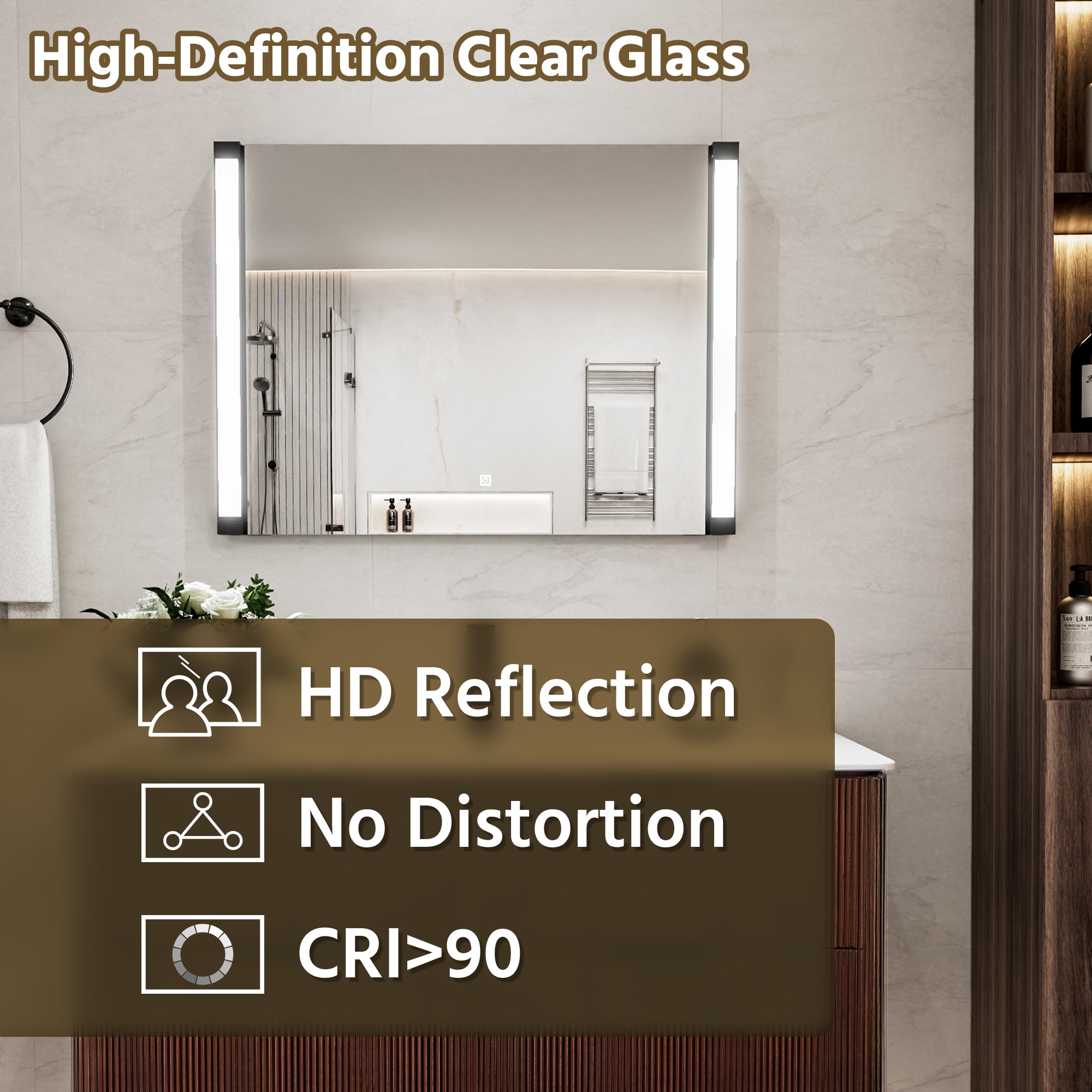 WELLFOR EX-3-2836FL Framed-Bath-Mirrors - View #11