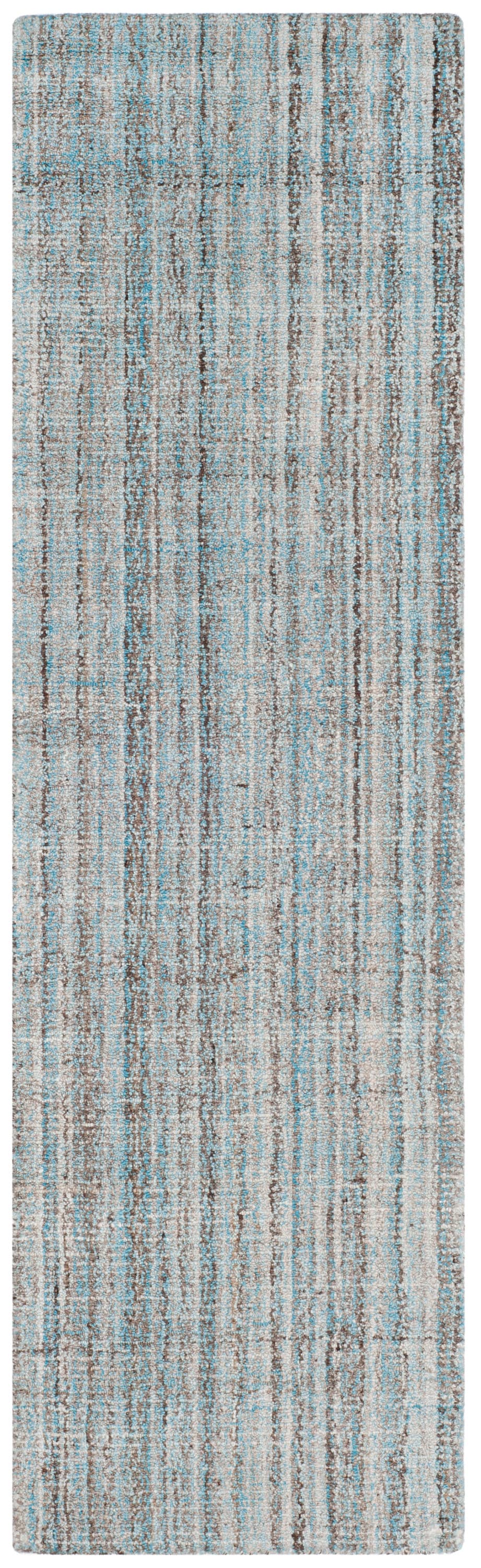 Safavieh ABT141A-214 Abstract Nettie 2 x 14 (ft) Tufted Polyester Blue/Multi Rectangular Indoor Distressed/Overdyed Bohemian/Eclectic Runner rug