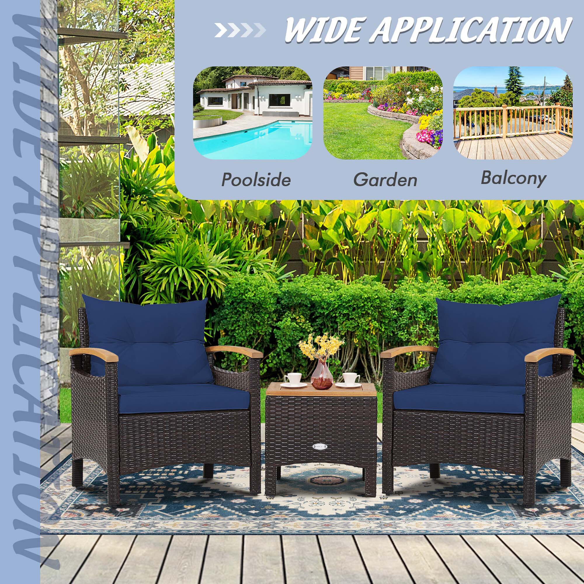 Costway LWS00032 Patio-Conversation-Sets - View #9