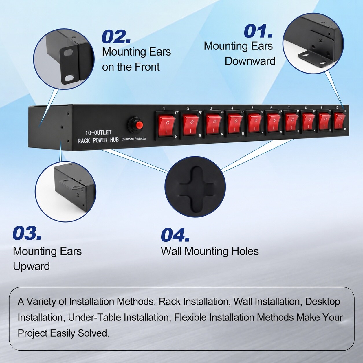 KHKFY LKH0805G046 Electrical-Power-Strips - View #4