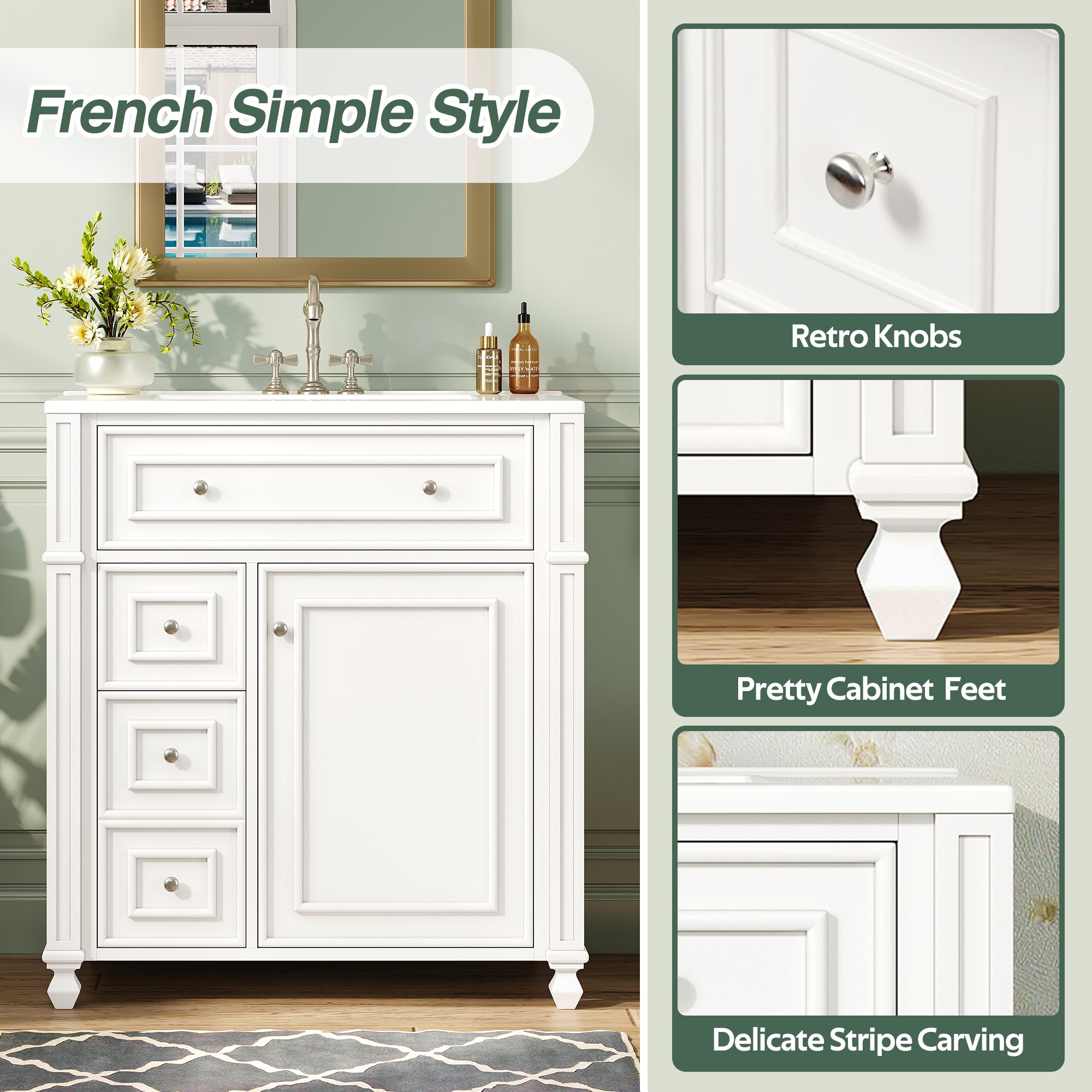 Boyel Living BL-MRS-6723K Bath-Vanity-Combo - View #10