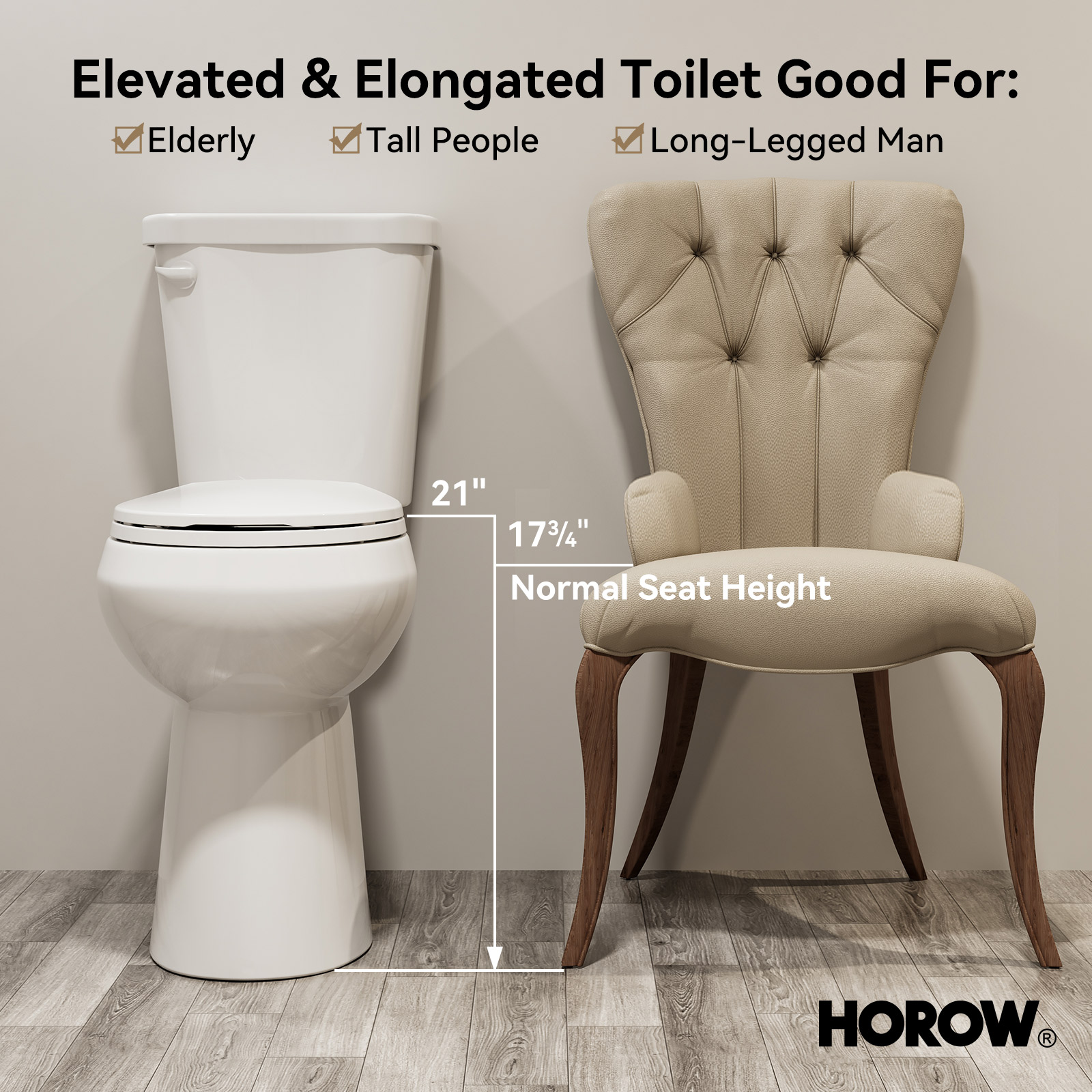 HOROW HR-R21S toilets - View #3