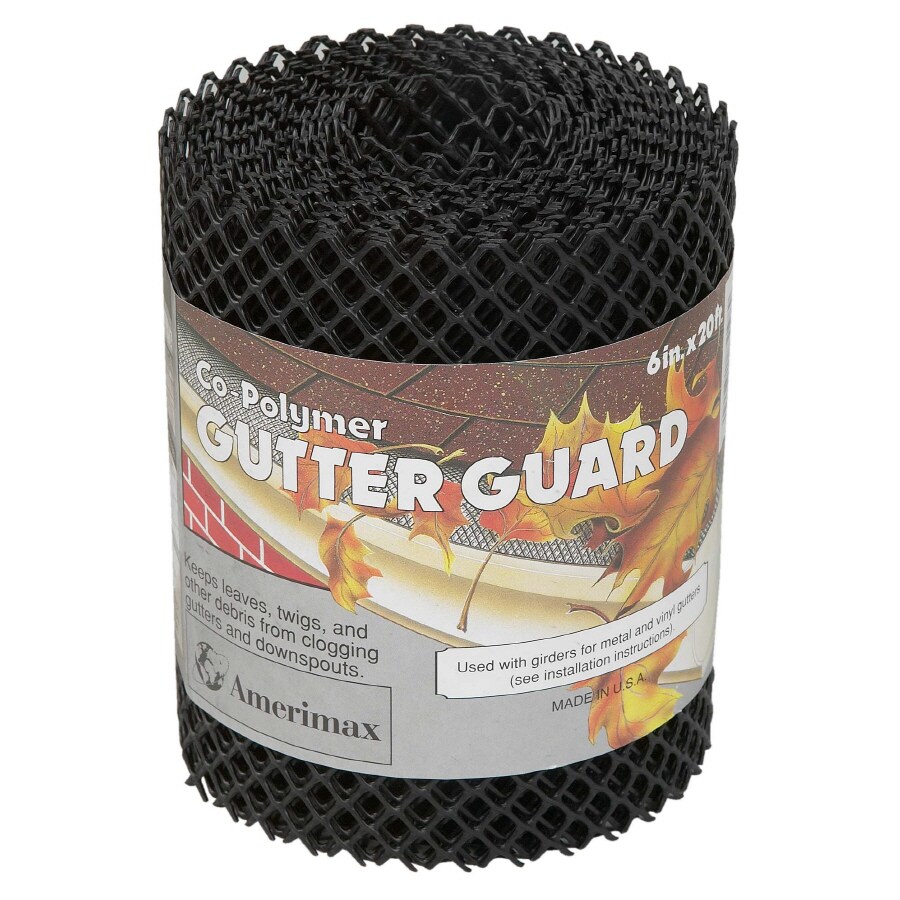 Amerimax Plastic Gutter Guard in the Gutter Guards department at