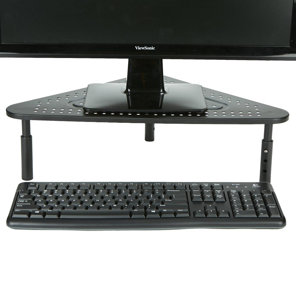 Mind Reader Mind Reader Monitor Stand Riser Metal Triangle Adjustable