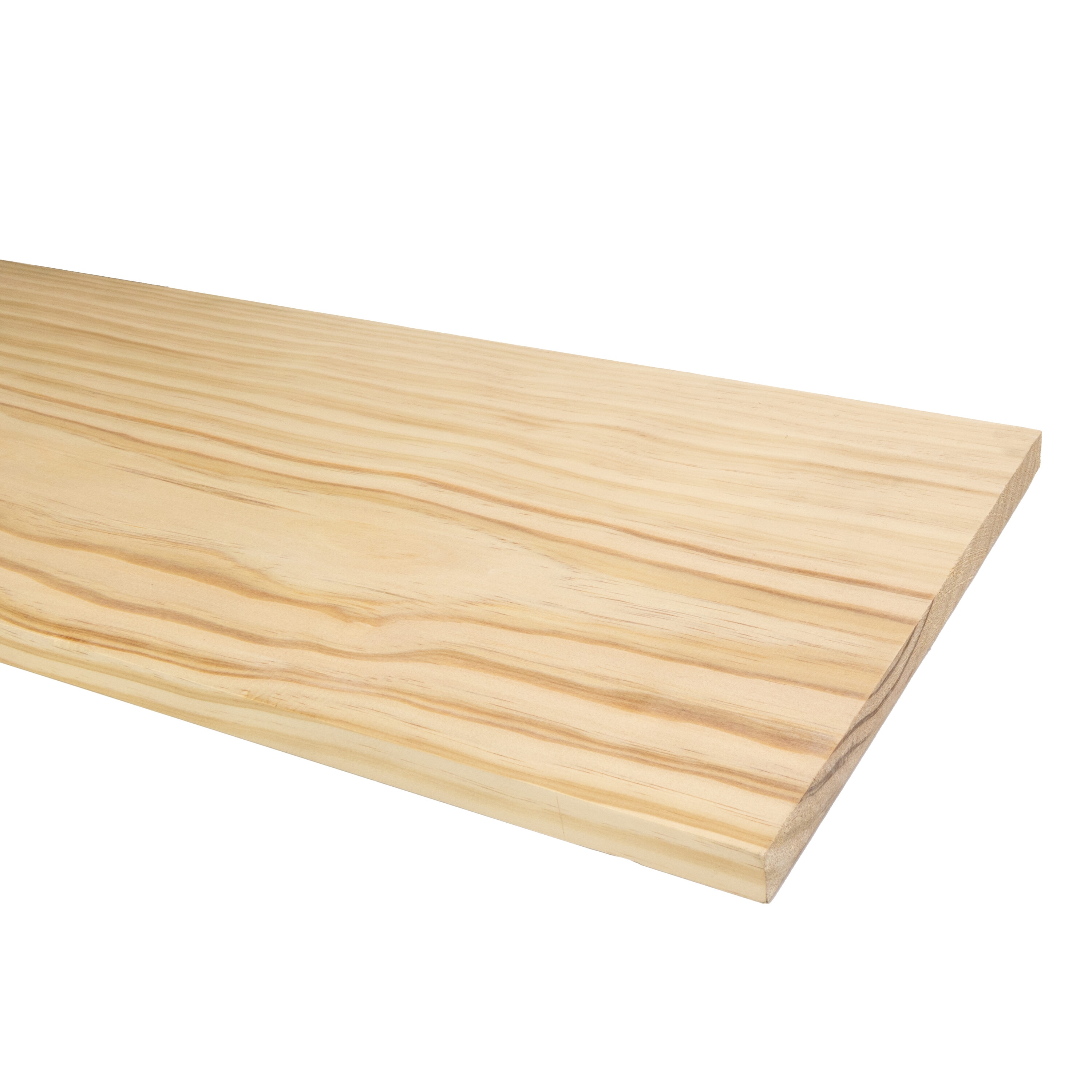 RELIABILT L512441218 1-in x 12-in x 8-ft Unfinished Clear S4S Radiata pine Common Softwood Board