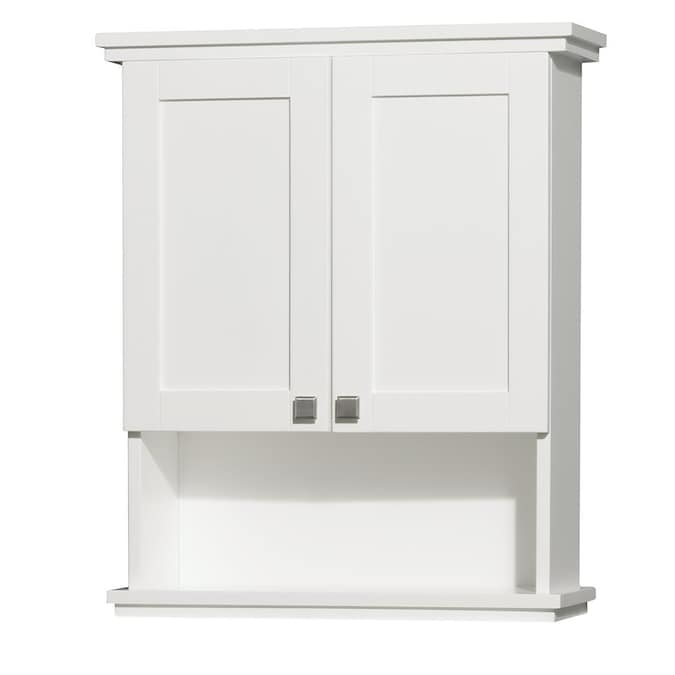 White Bathroom Wall Cabinet, Bathroom Wall Storage Cabinet