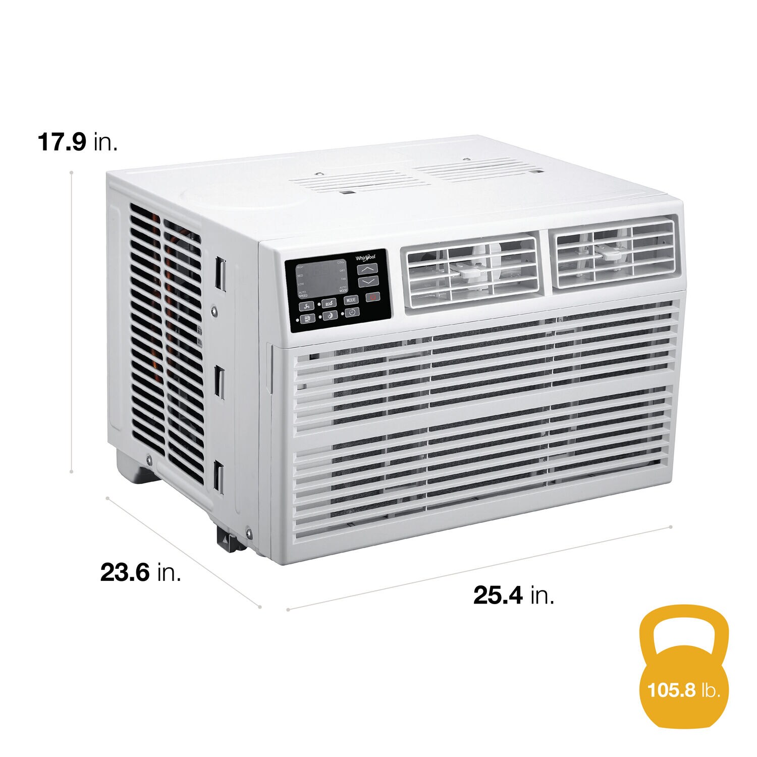 Whirlpool 700-sq ft Window Air Conditioner with Remote (115-Volt, 15000-BTU) WHAW151CW Sansujyuku sansujyuku.com