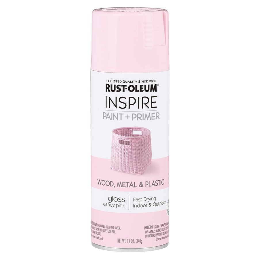 Rust-Oleum Stops Rust Gloss Candy Pink Spray Paint (NET WT. 12-oz