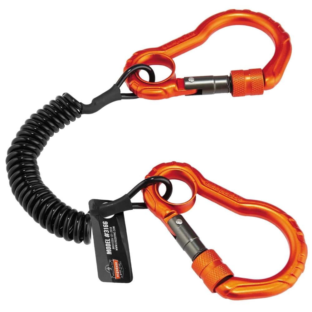 Tool Lanyard Safety Harness Lanyard Bungee Cord With Carabiner