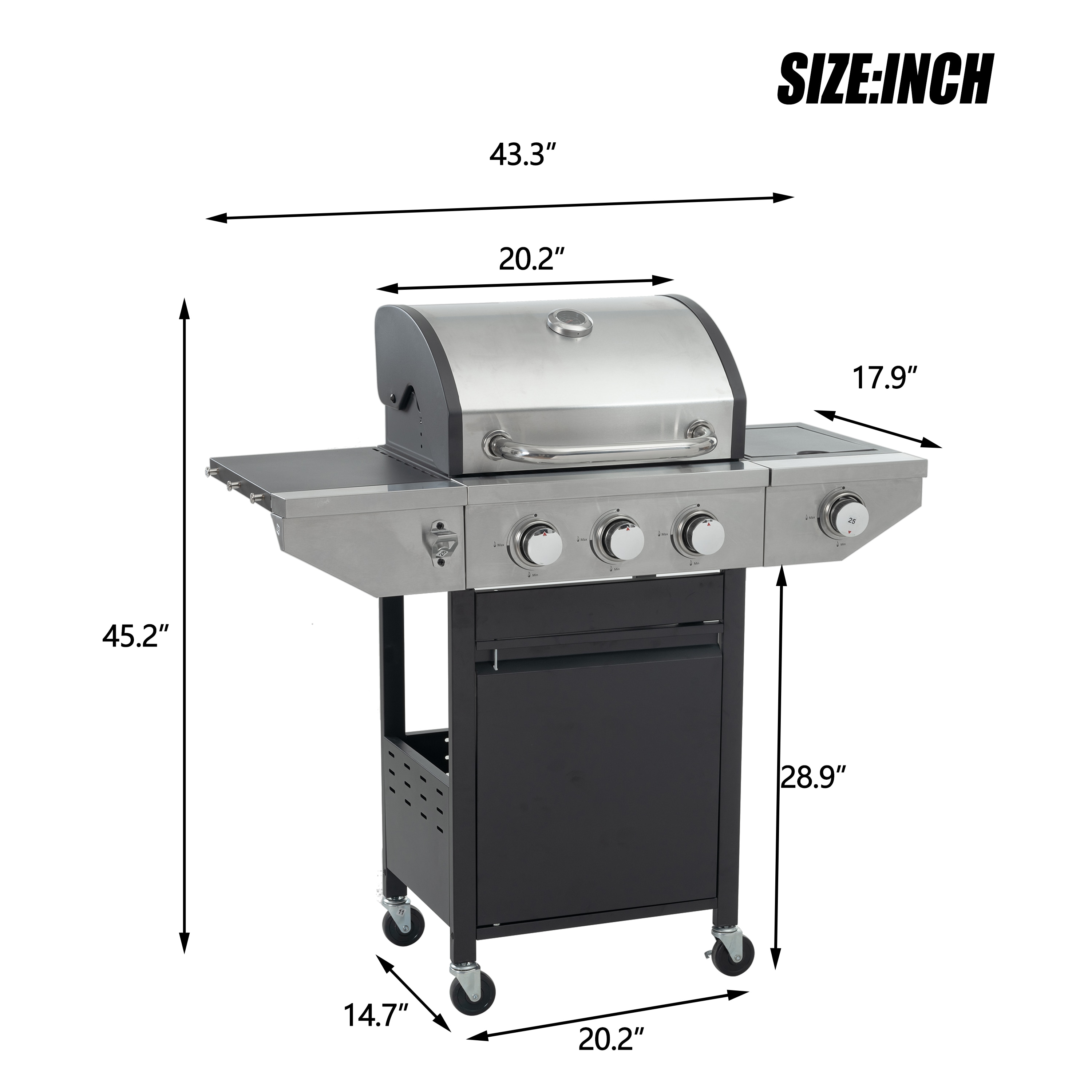 Mondawe MA-GHPS94 Gas-Grill - View #9