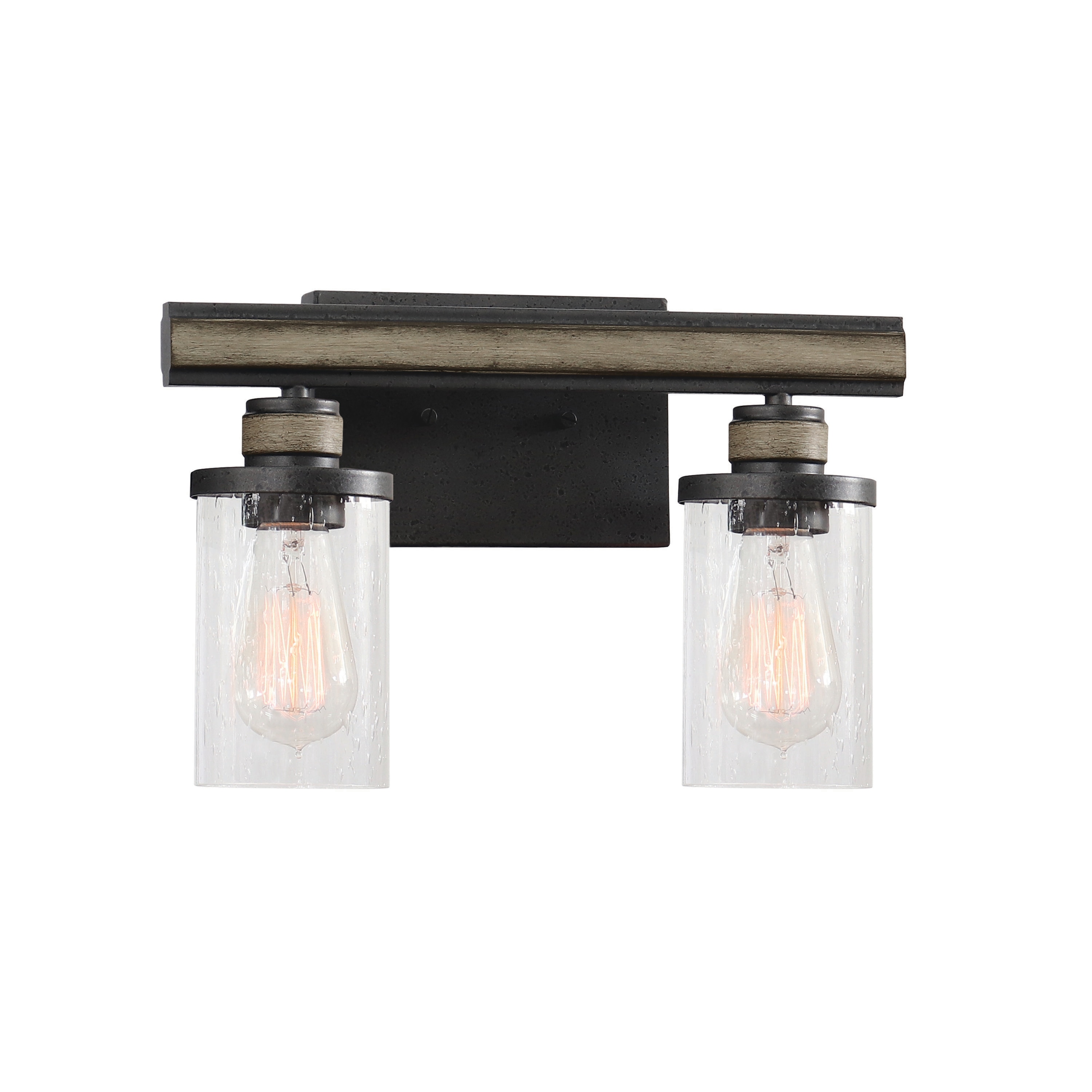 Westmore by ELK Lighting LWVL-220308015 Calder 14-in 2-Light Anvil Iron LED Transitional Vanity Light