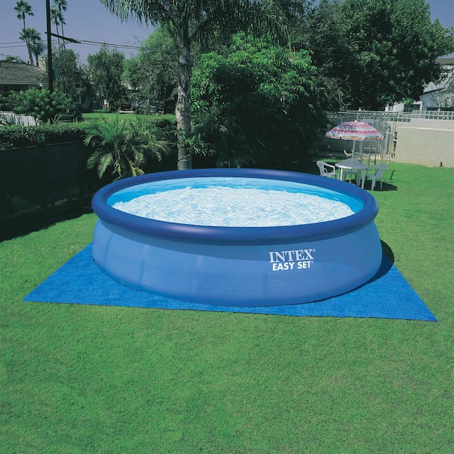 Intex Inflatable Set 15-ft x 15-ft x 42-in Round Pool in the Above-Ground Pools department at Lowes.com