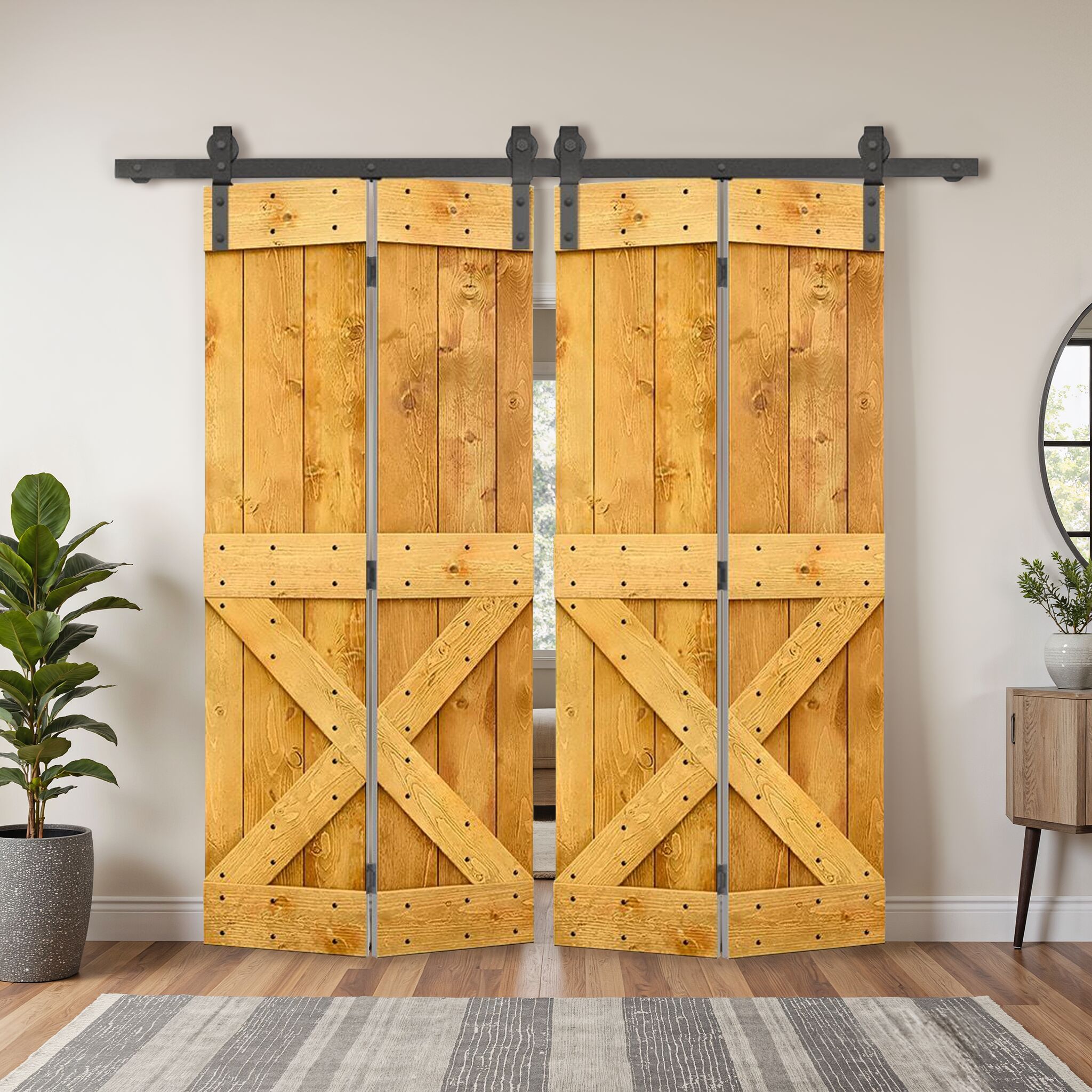 CALHOME BF1905S+011-32AT2 Barn-Doors - View #3