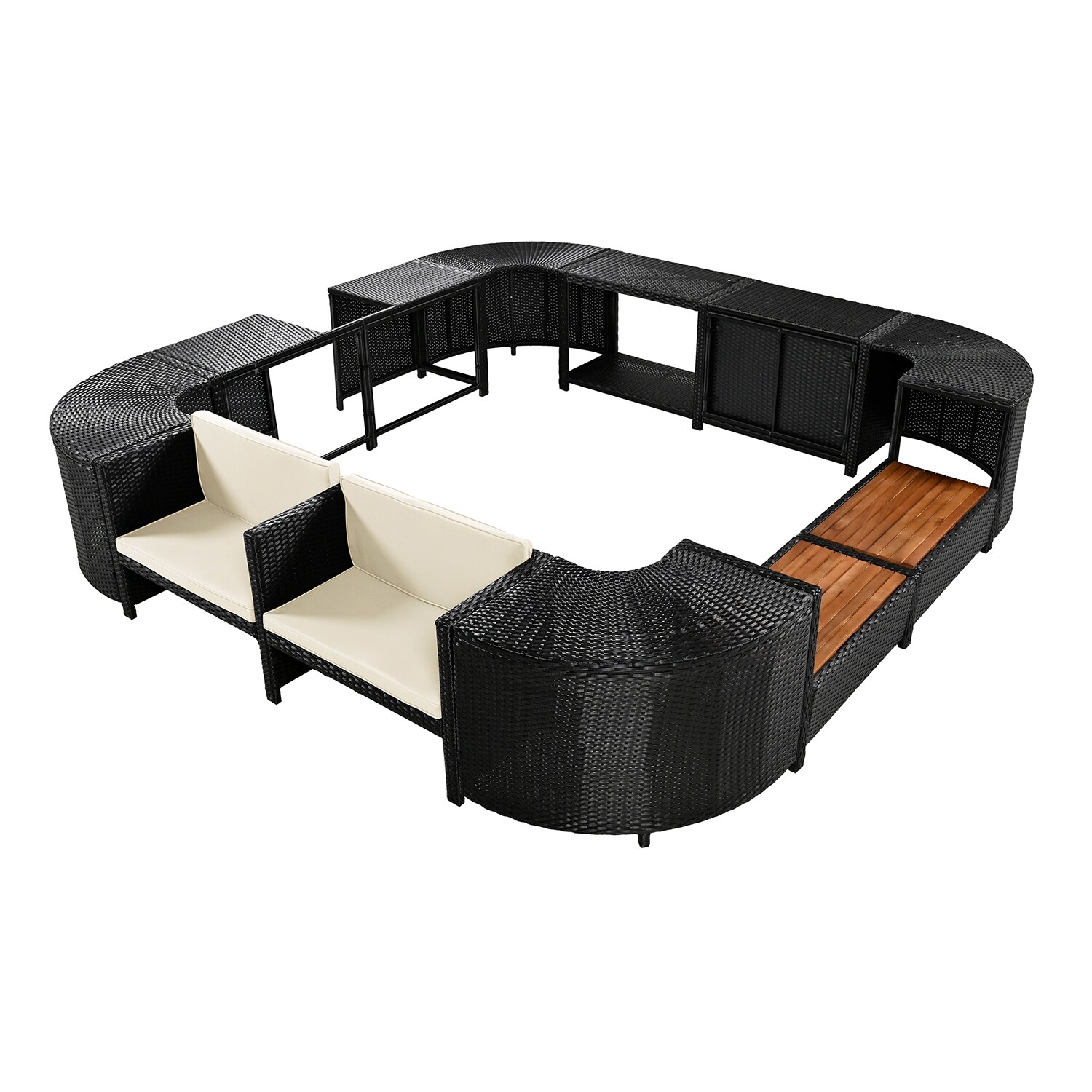 SINOFURN SYA370196BG Patio-Sofas-Daybeds - View #15