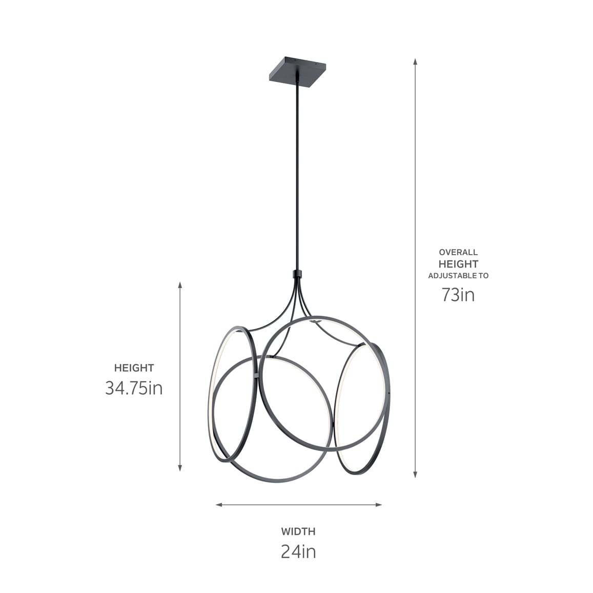elan 83348MBK Pendant-Lights - View #5