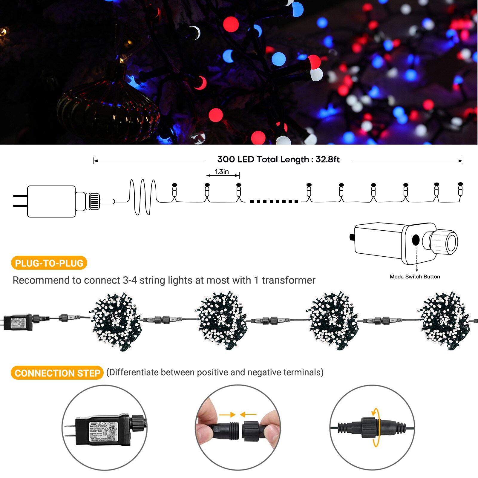 LamQee 06FTL0242ARL Christmas-String-Lights - View #9