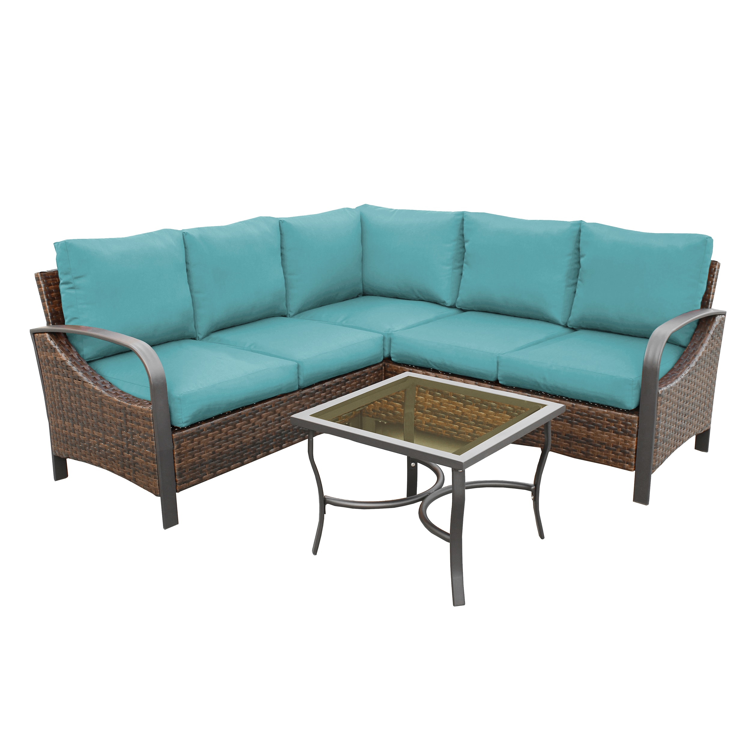 Leisure Made 490045-BLU Patio-Conversation-Sets - View #4