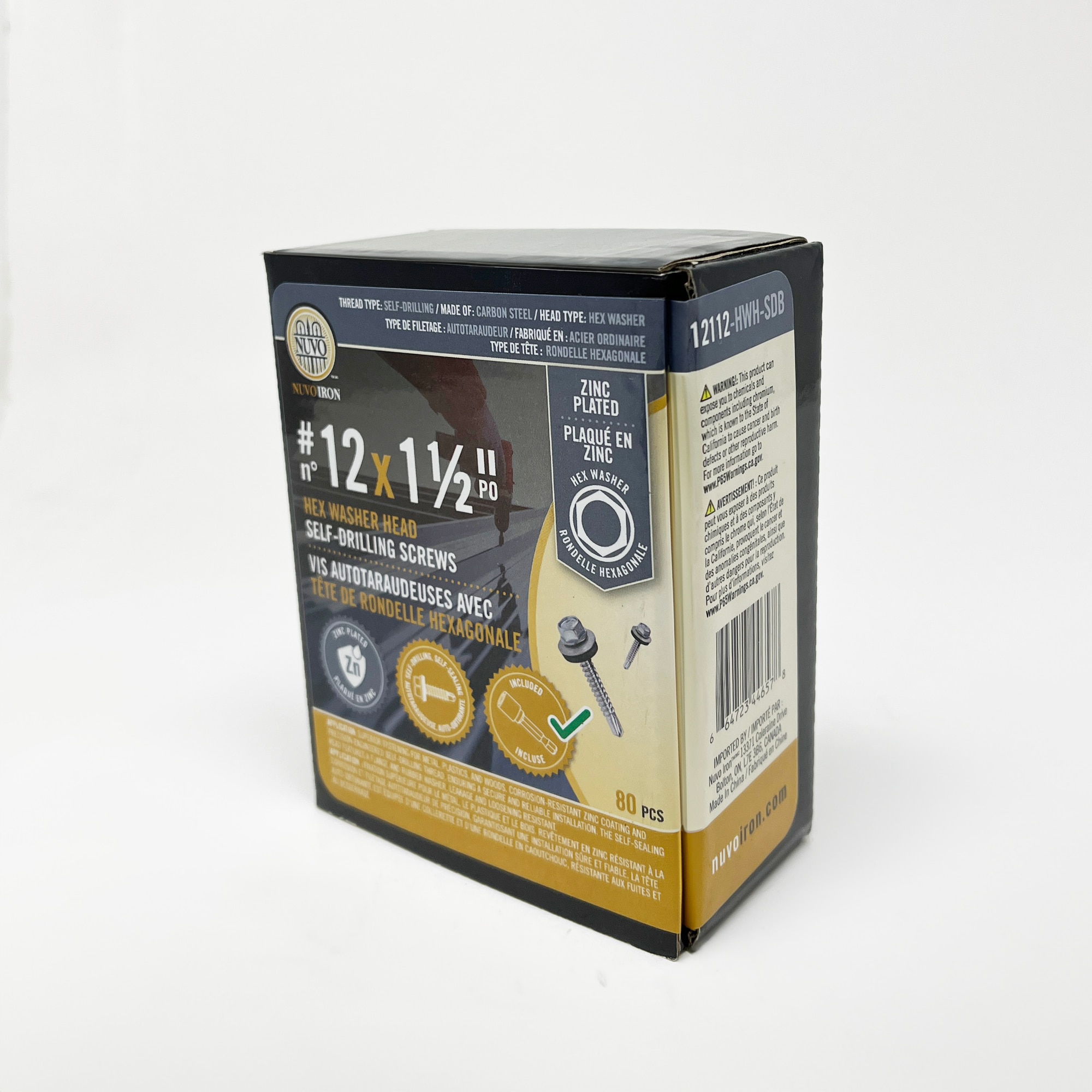 Nuvo Iron 12112-HWH-SDB Wood-Screws - View #6