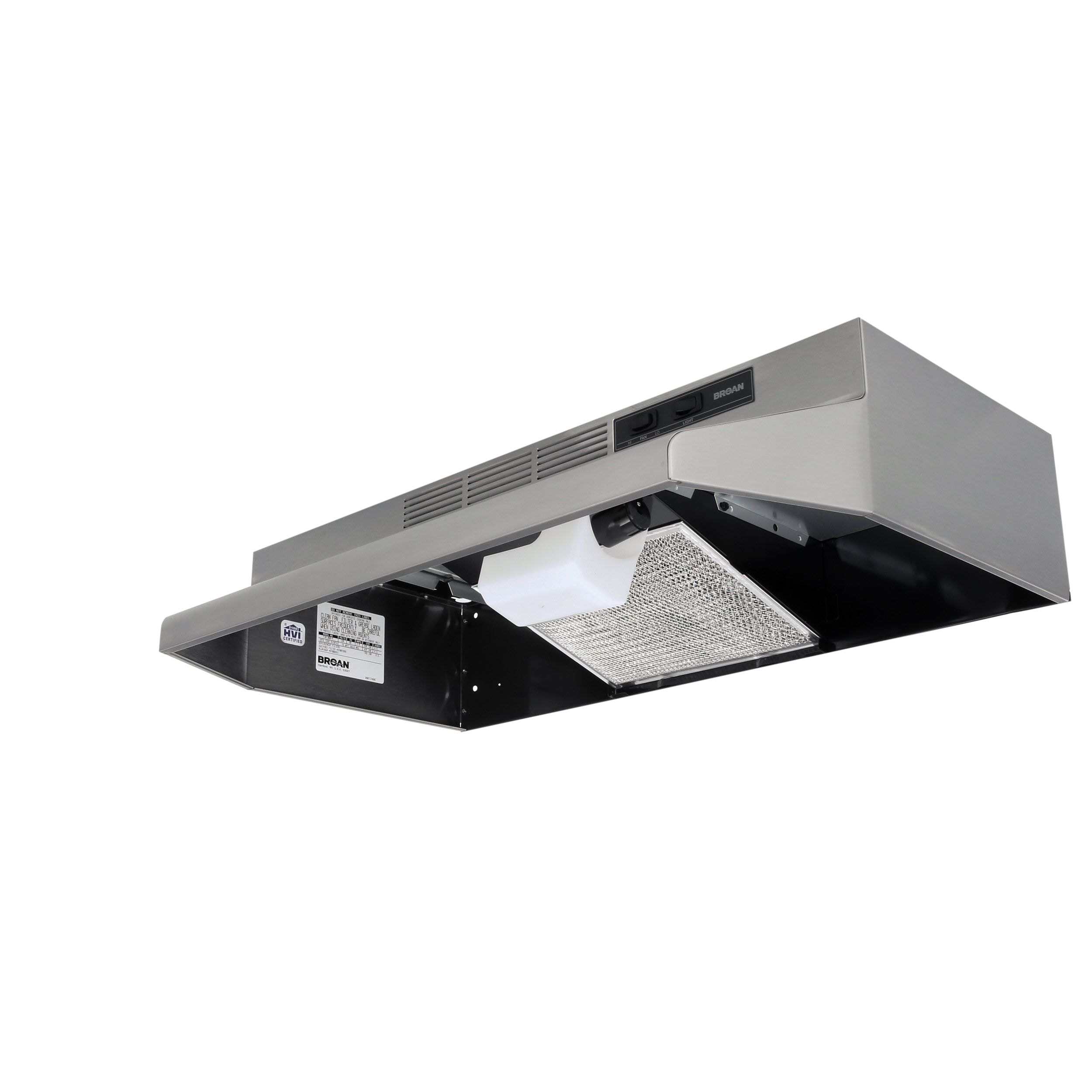 413604 Broan® 36-Inch Ductless Under-Cabinet Range Hood, Stainless