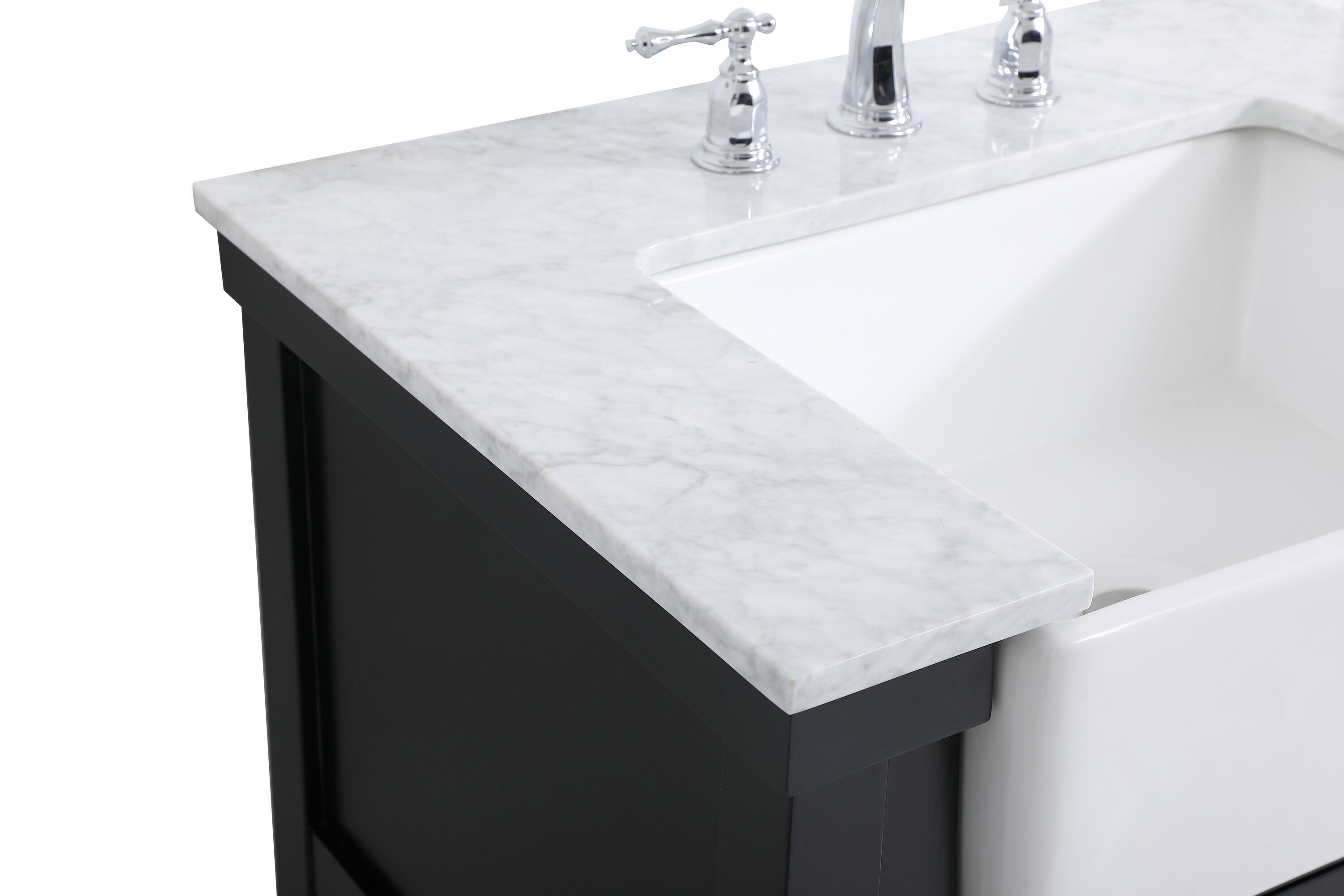 Elegant Decor Home Furnishing 30-in Black Undermount Single Sink ...
