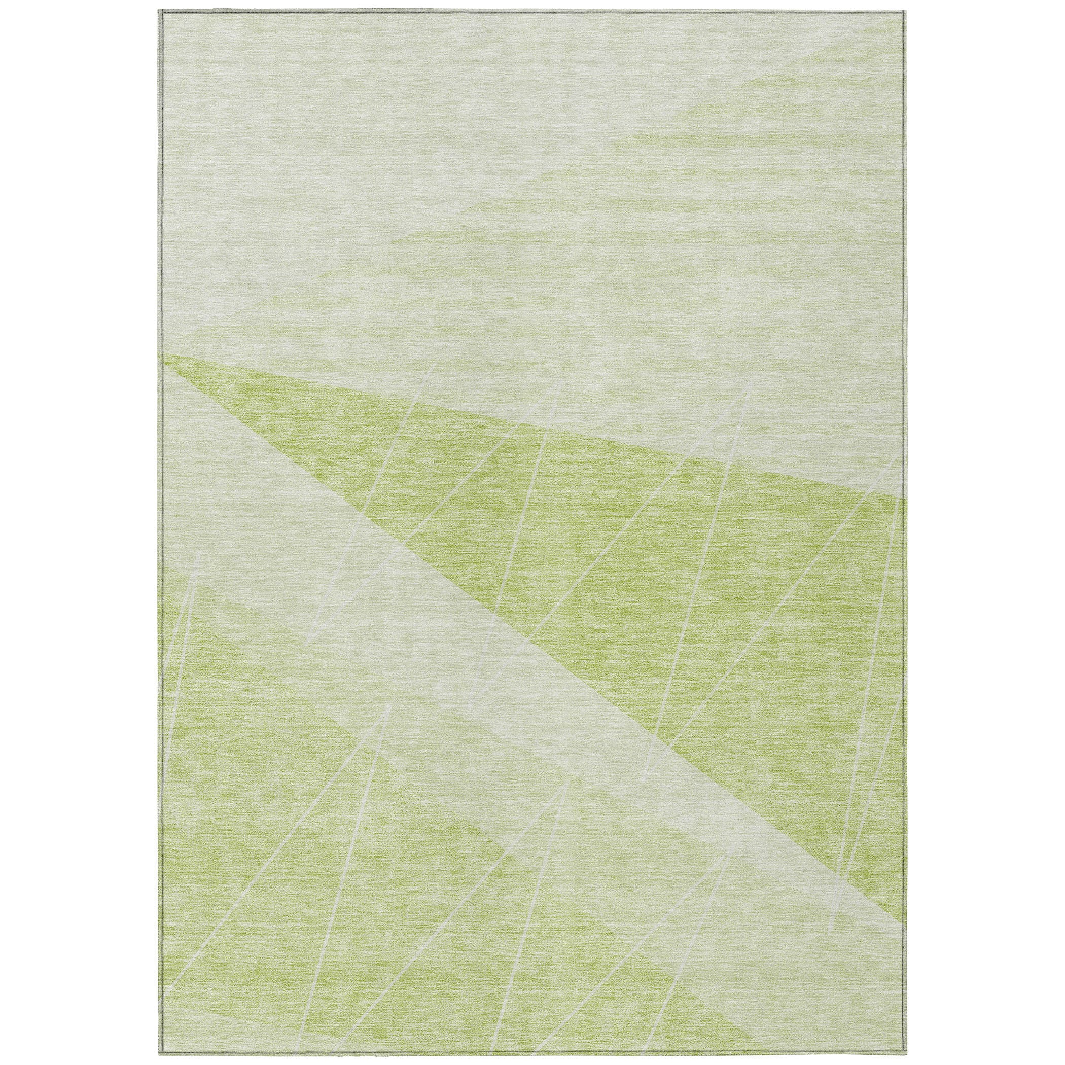 Addison Rugs ACN706AL9X12 Chantille ACN706AL 9 x 12 (ft) Polyester Aloe Rectangular Indoor/Outdoor Geometric Machine washable Area rug