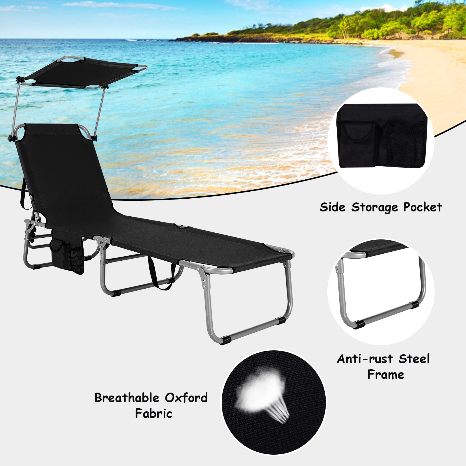 Clihome CWCH-NP10AC027BK Patio-Chairs - View #7