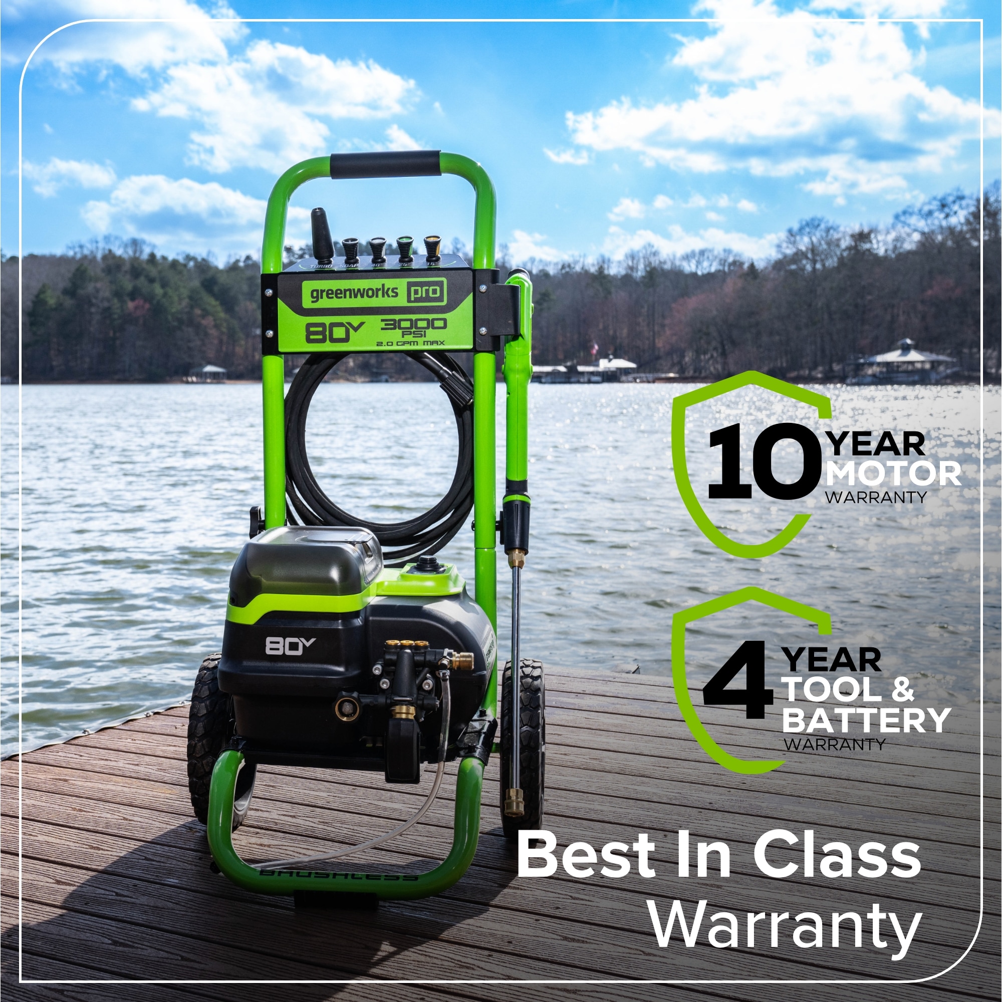 Greenworks PW80L420 Gas-Pressurewashers - View #12